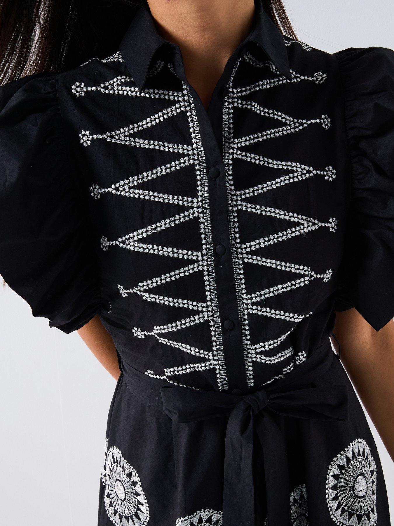 v-by-very-sun-embroidered-mini-belted-dress-blackoutfit