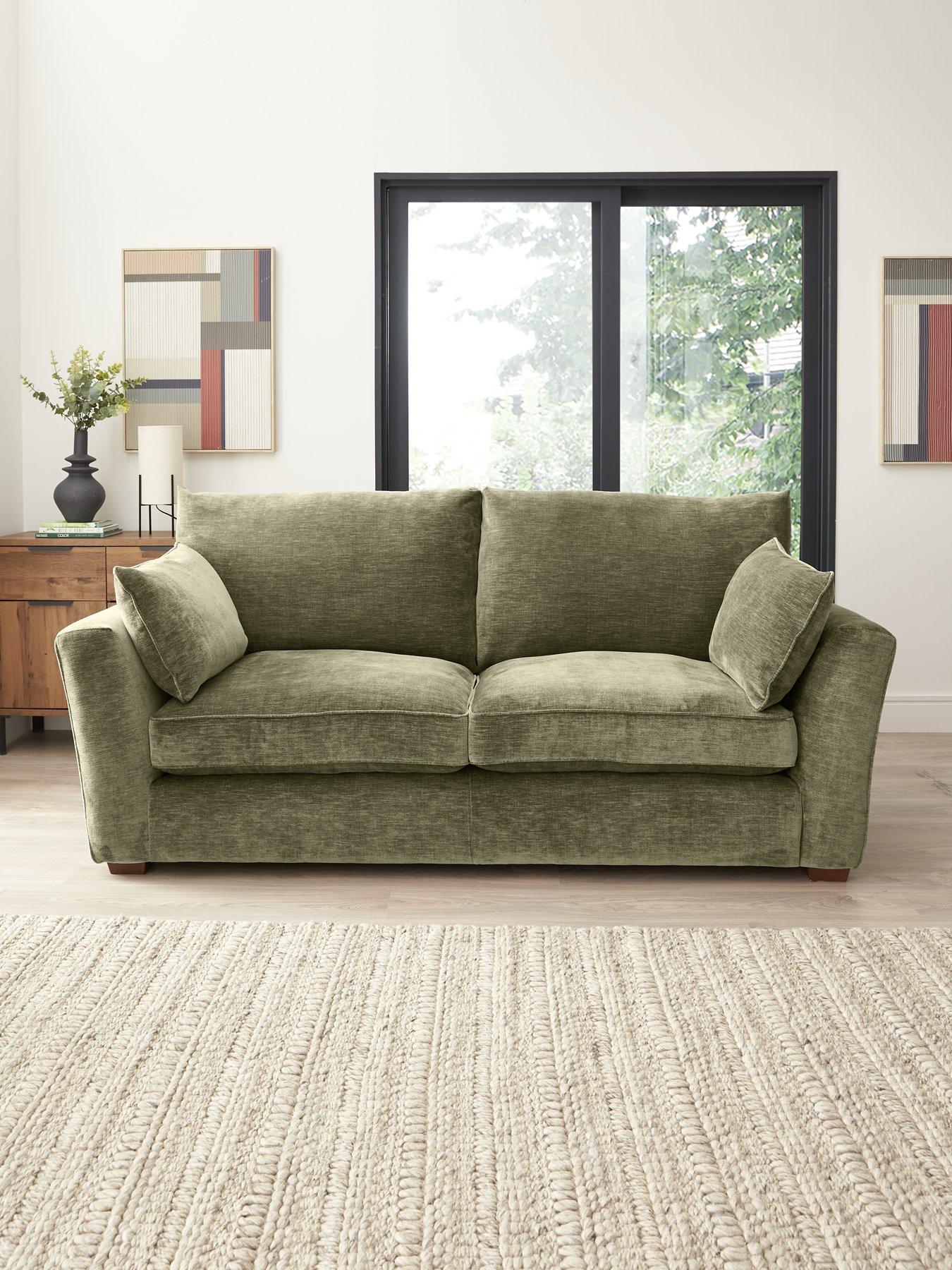 The Very Collection Strata 3 Seater Fabric Sofa - Made to order in the UK