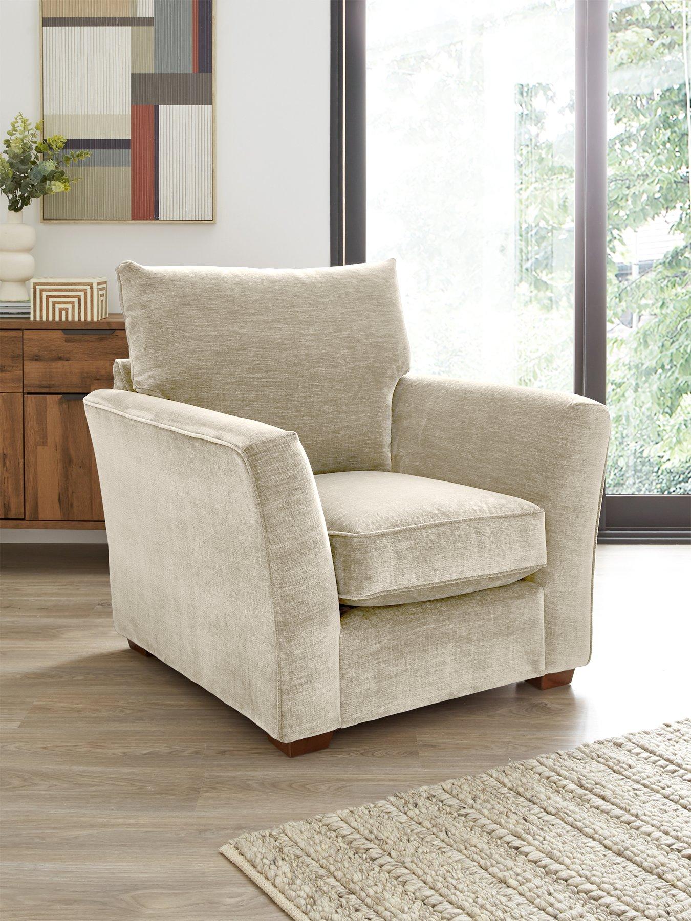 The Very Collection Strata Fabric Armchair - Made to order in the UK