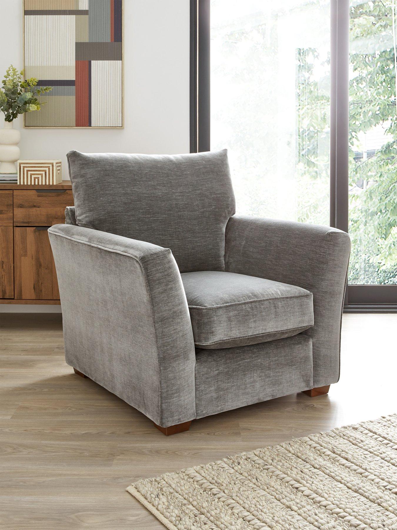 The Very Collection Strata Fabric Armchair - Made to order in the UK