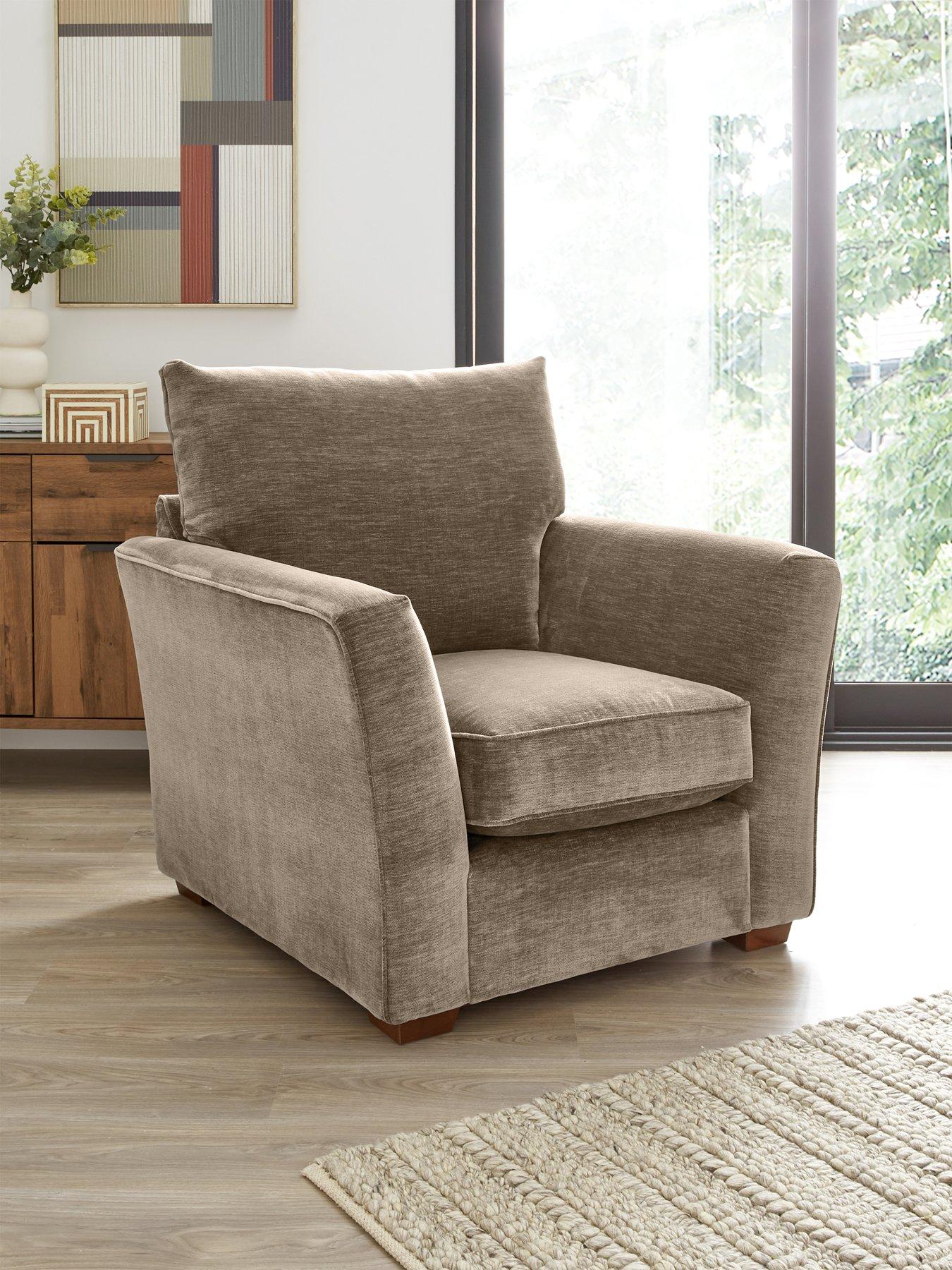 Very Home Strata Fabric Armchair - Made to order in the UK