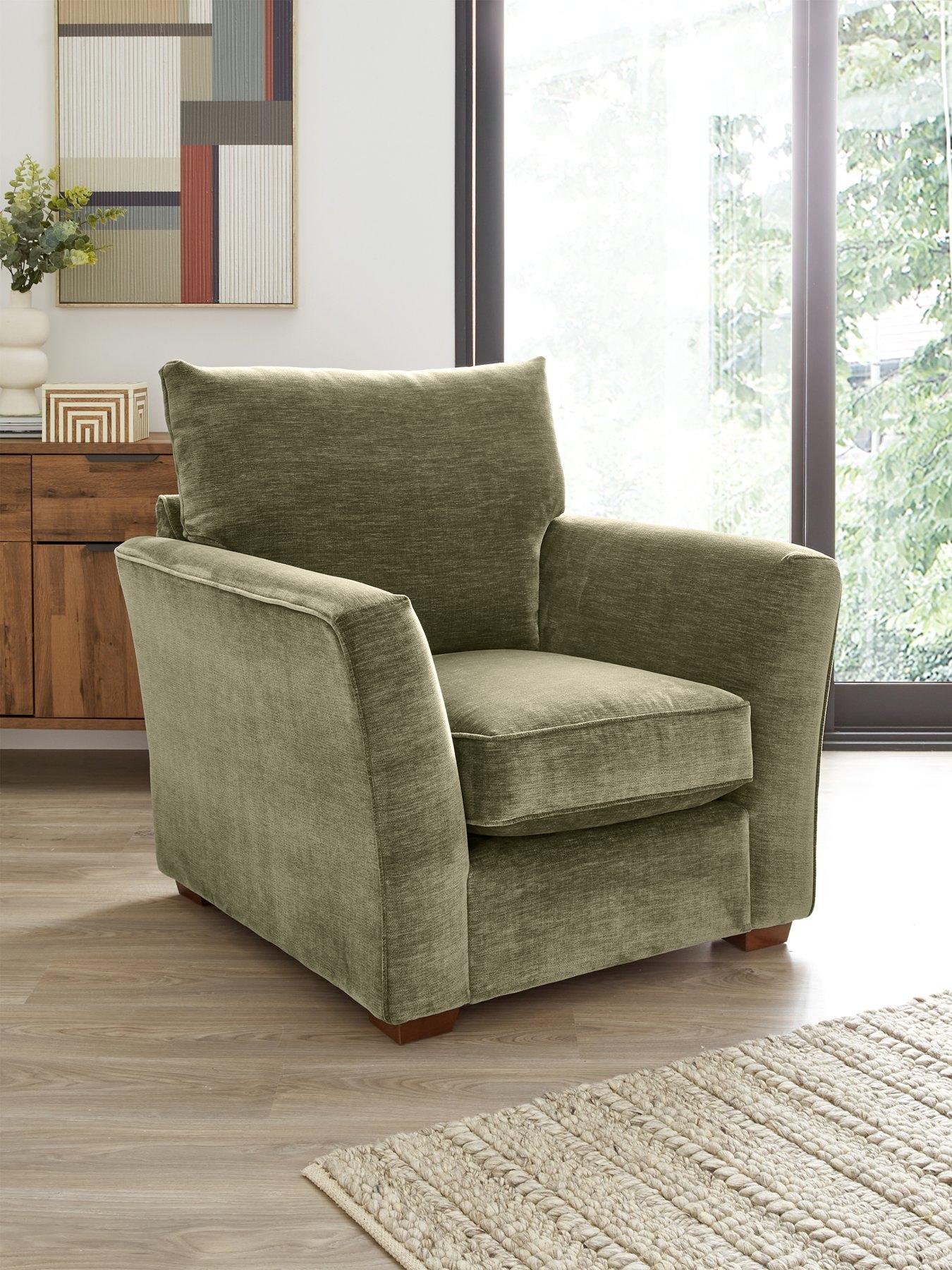 Very Home Strata Fabric Armchair - Made to order in the UK