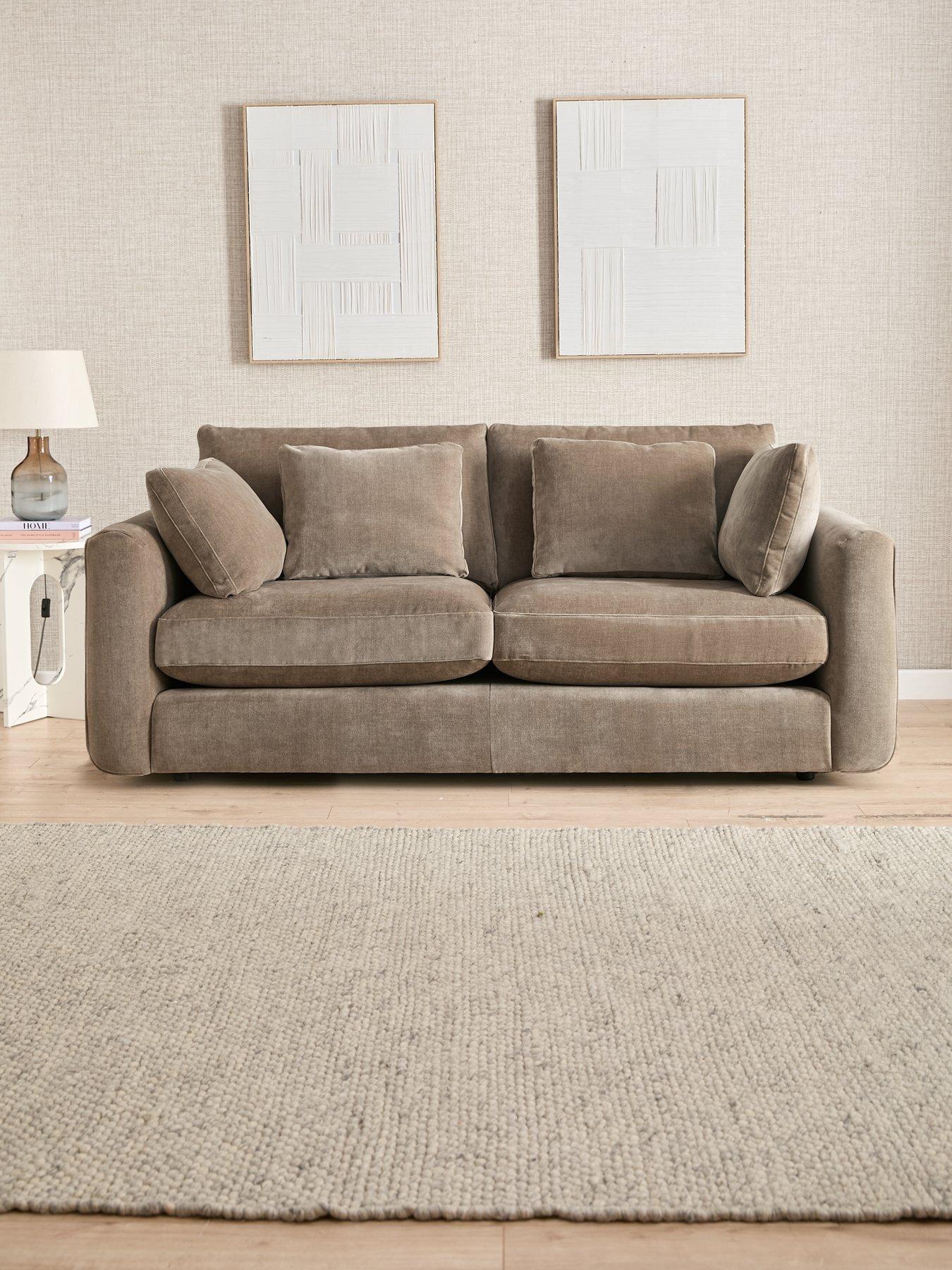 very-home-monte-carlo-3-seater-fabric-sofa