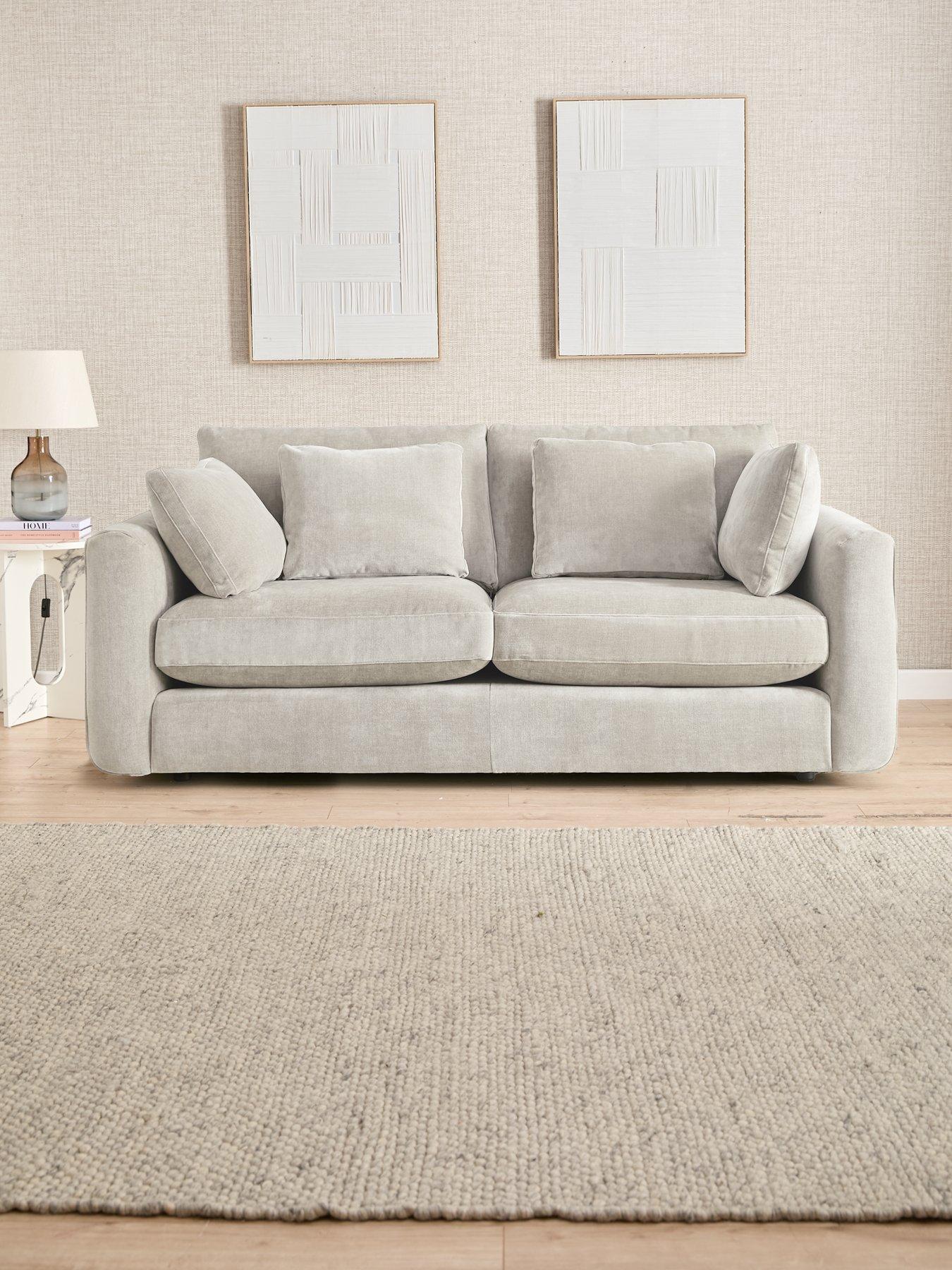 Very Home Monte Carlo 3 Seater Fabric Sofa - Made to order in the UK