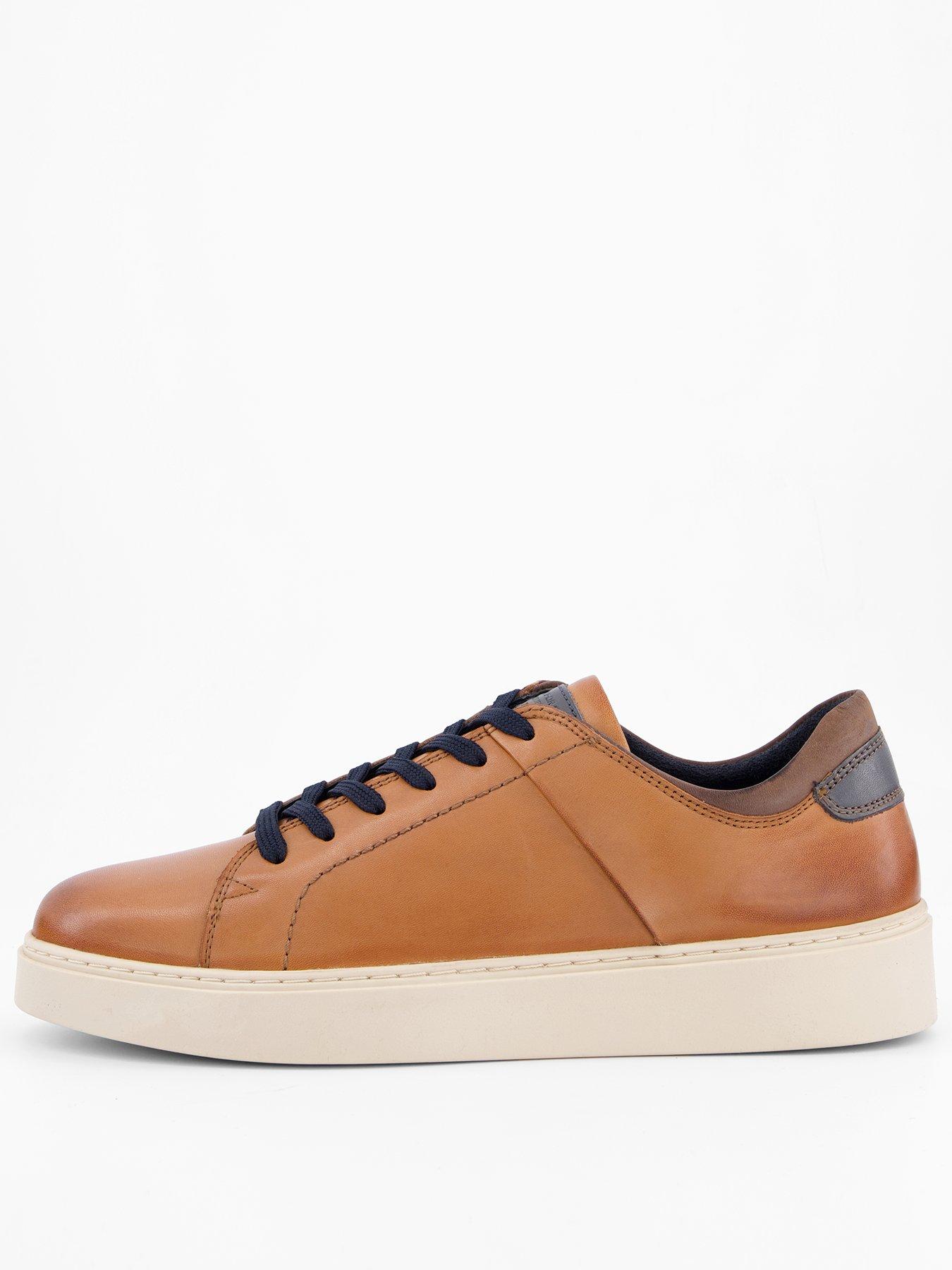 Very Man Leather Trainer - Tan