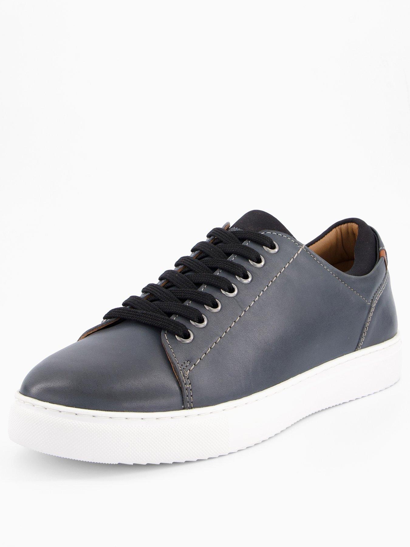 Image 2 of 7 of Very Man Leather Trainer - Navy