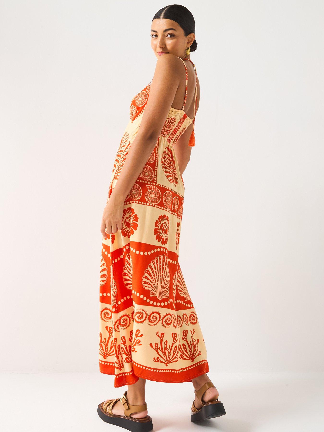 v-by-very-shell-printed-midi-dress-printstillFront