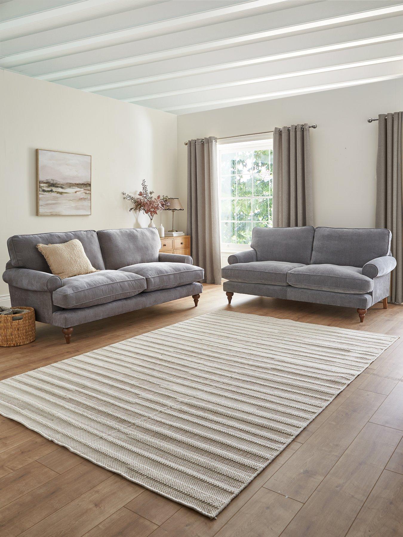 Very Home Kendal 3 + 2 Seater Fabric Sofa Set (Buy  &  SAVE!) - Made to order in the UK