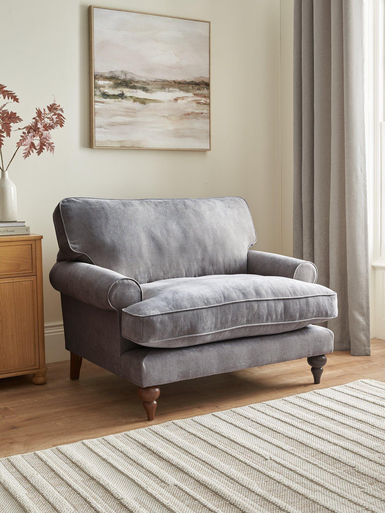 Image 1 of 7 of Very Home Kendal Fabric Snuggle&nbsp;Chair&nbsp;- Made to order in the UK