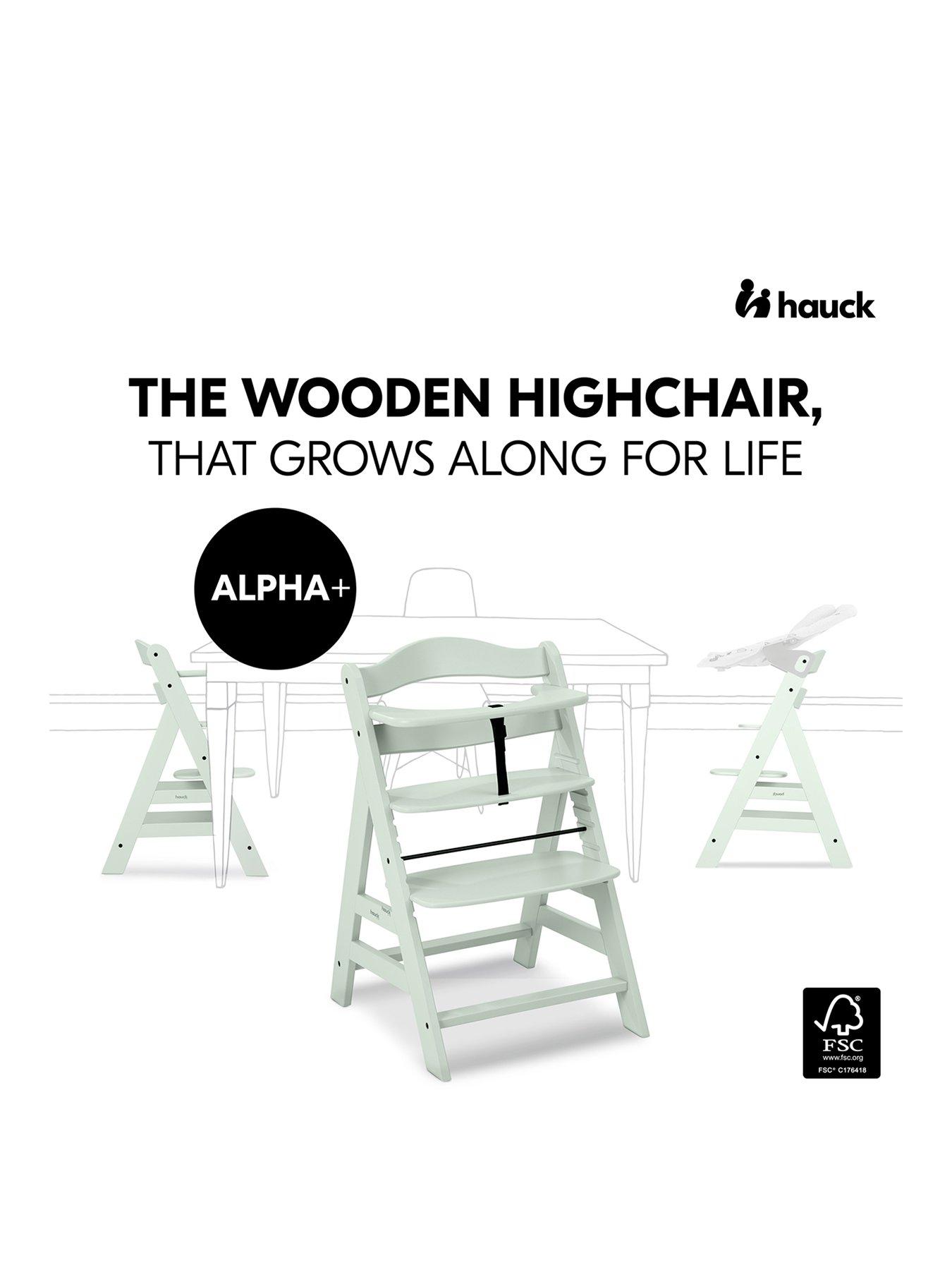 Image 2 of 8 of Hauck Hauck Alpha+ Wooden Highchair