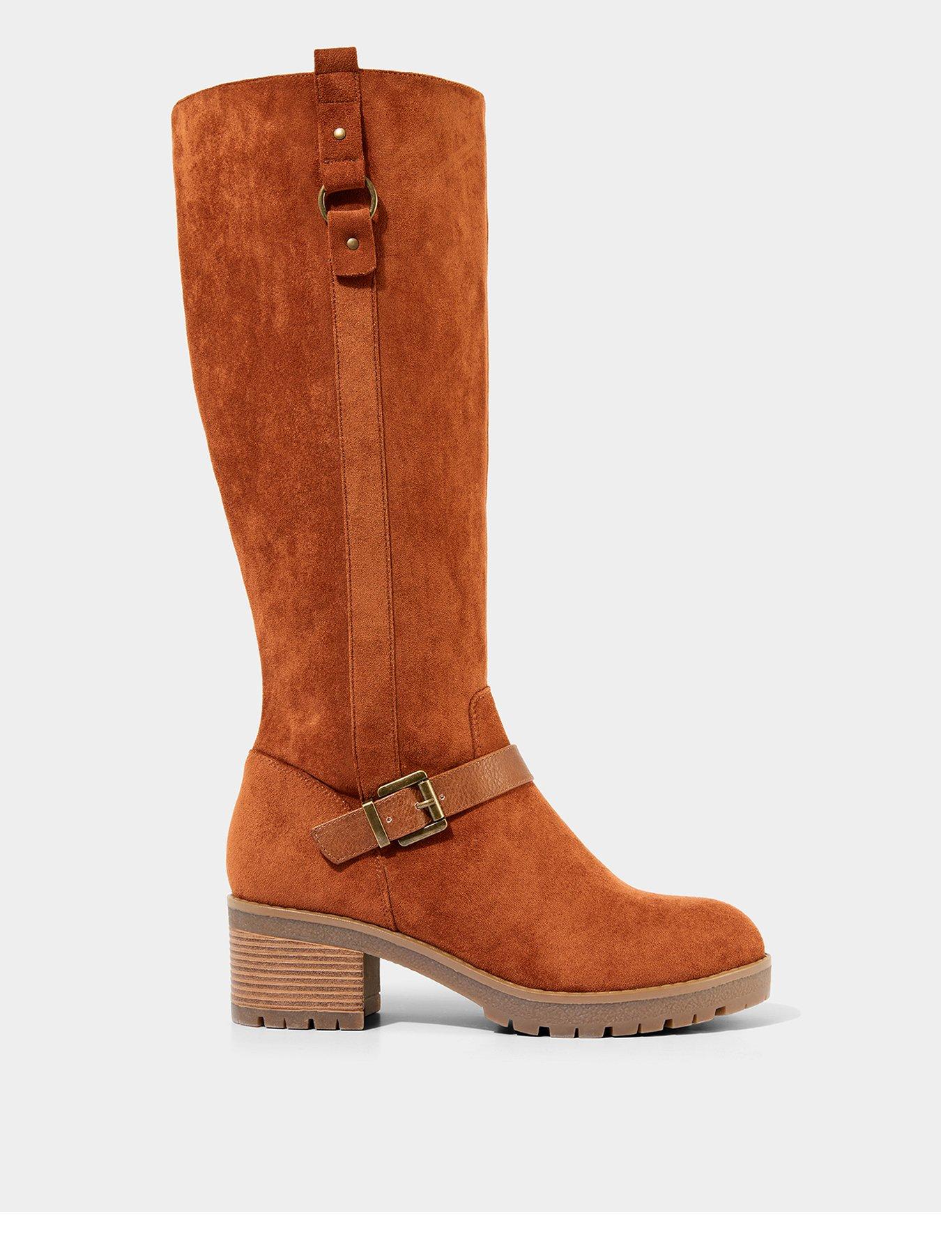 joe-browns-tall-cosy-faux-fur-lined-boots-brown