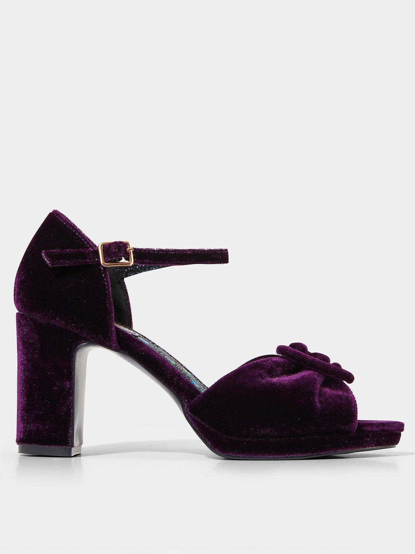 joe-browns-velvet-peep-toe-shoes-with-ankle-strap-purple