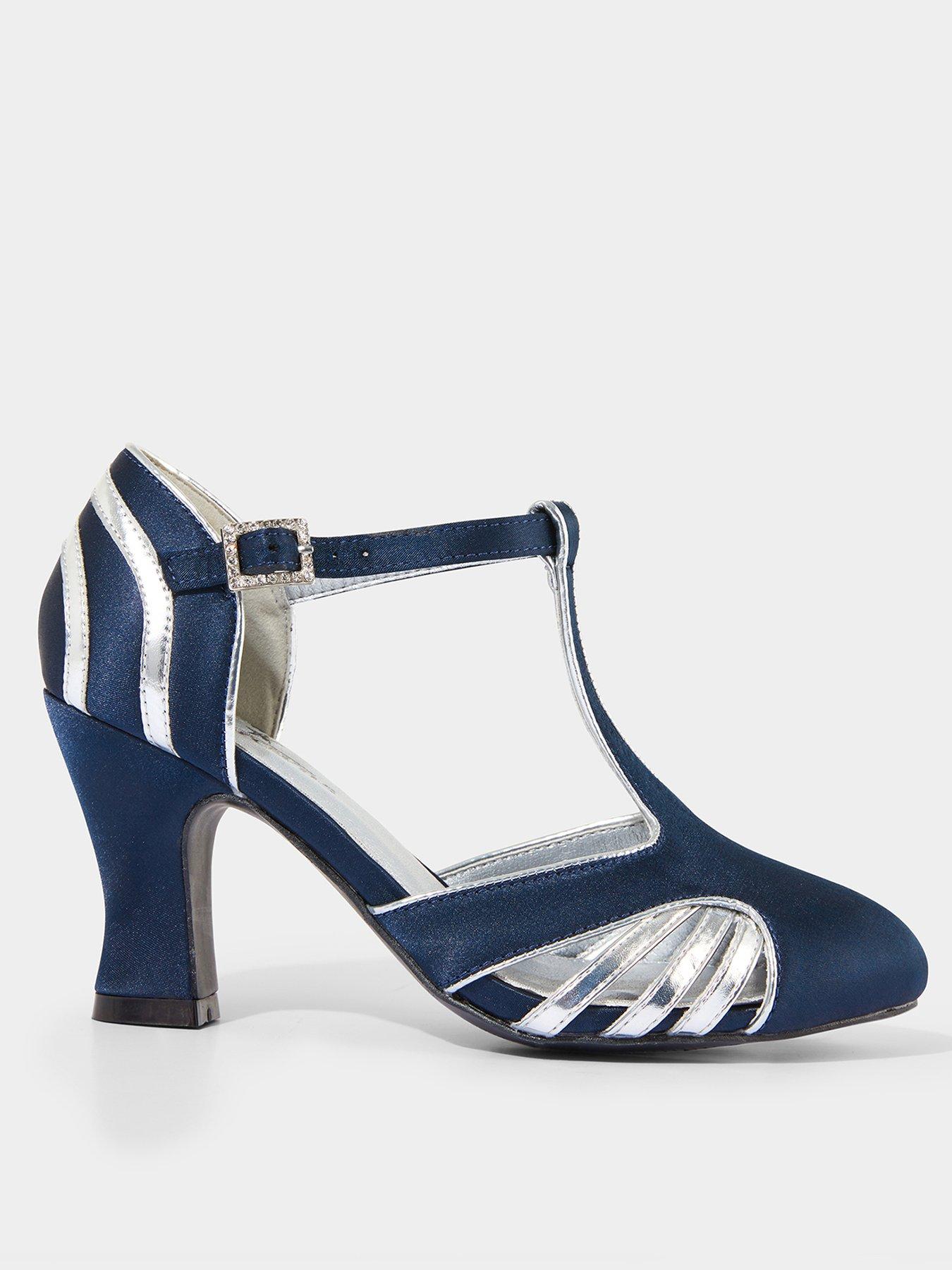 joe-browns-diamante-buckle-satin-t-bar-shoes-navy