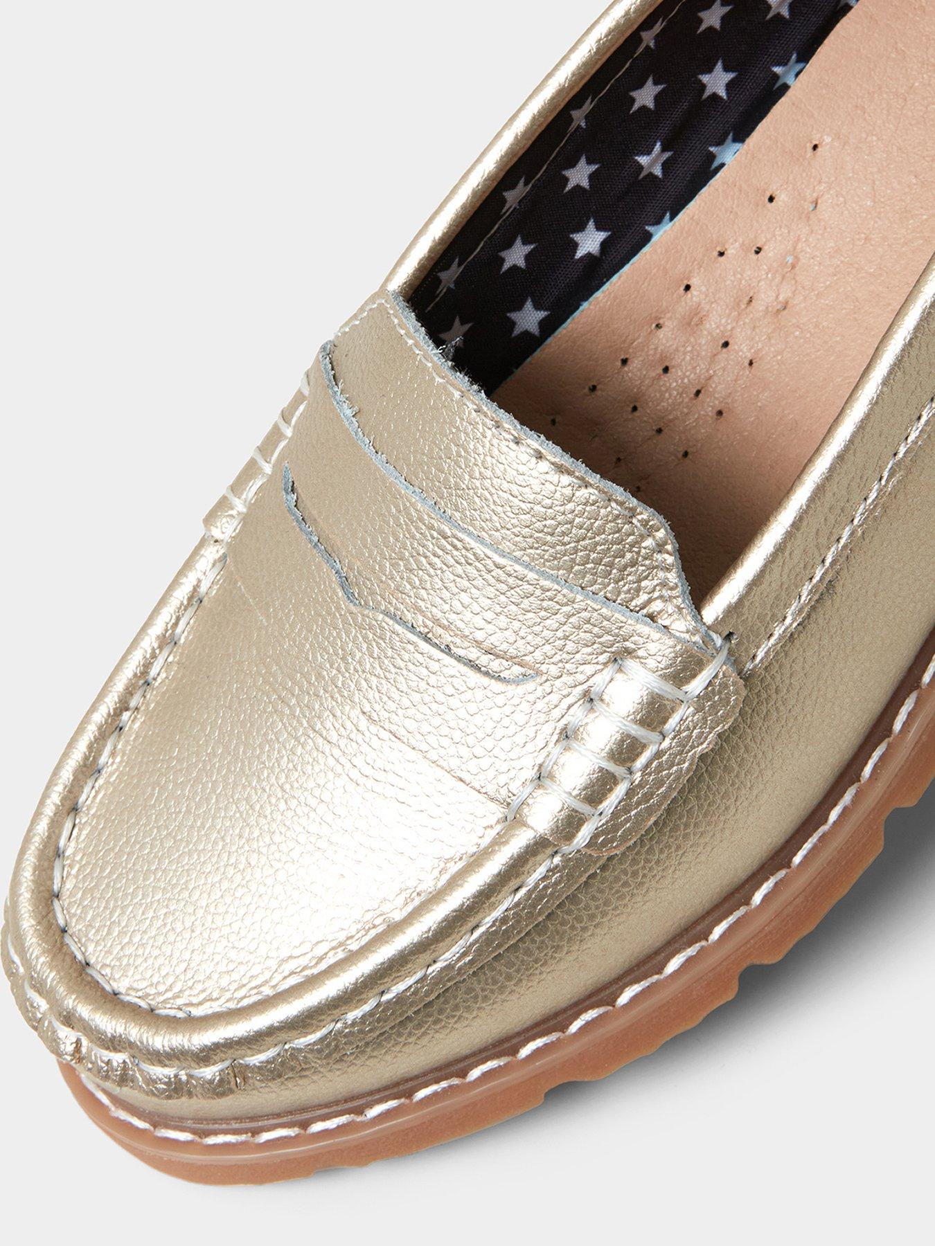 joe-browns-metallic-leather-loafers-golddetail