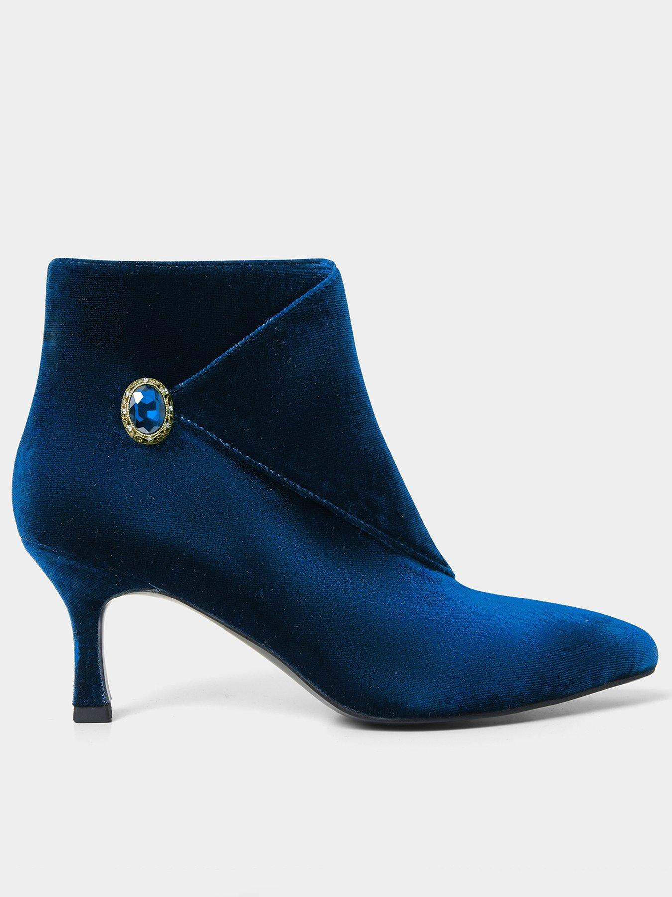 joe-browns-wrap-around-velvet-ankle-boots-greenfront