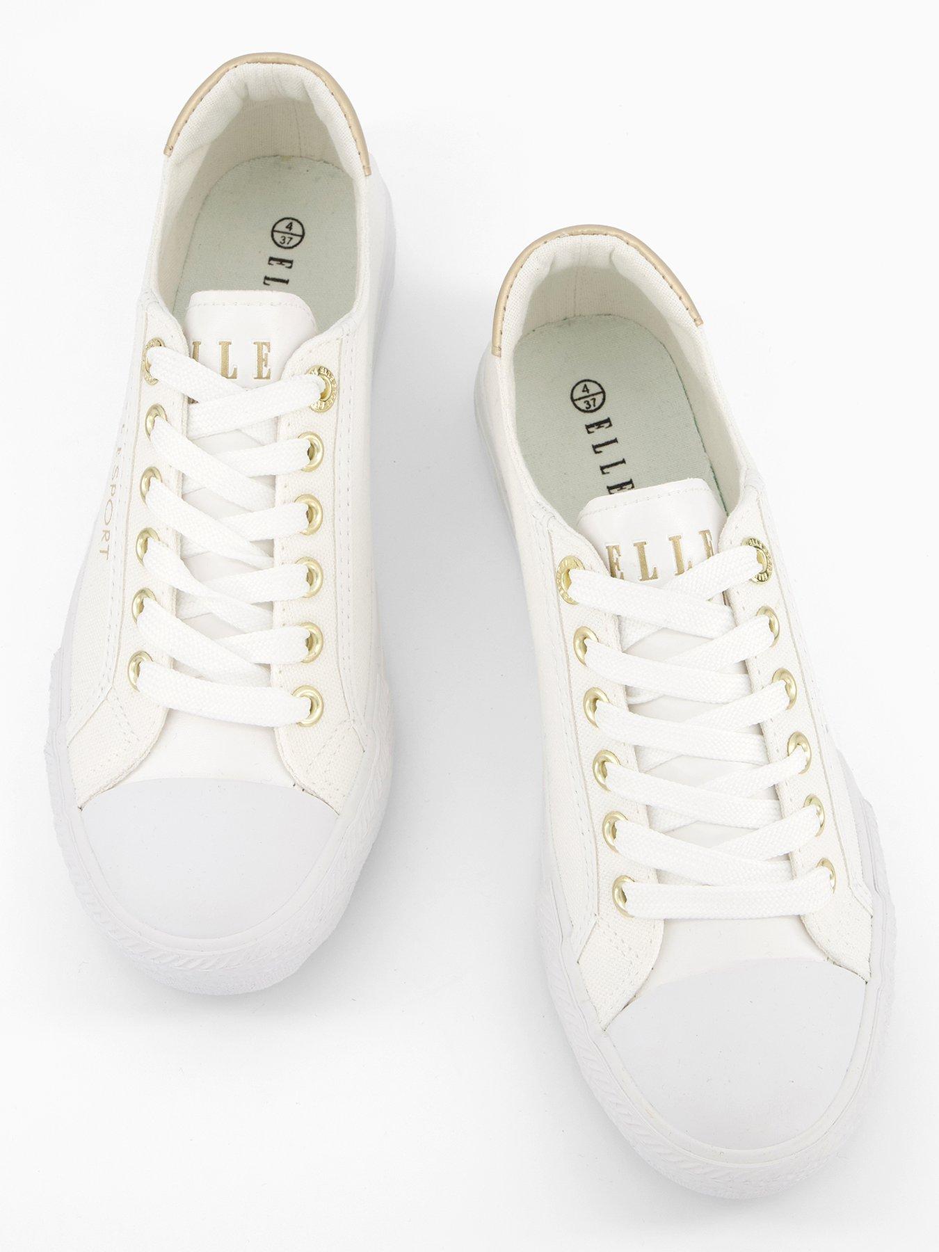 Image 3 of 7 of Elle Sport Elle P Sport Canvas Lace Up Trainer
