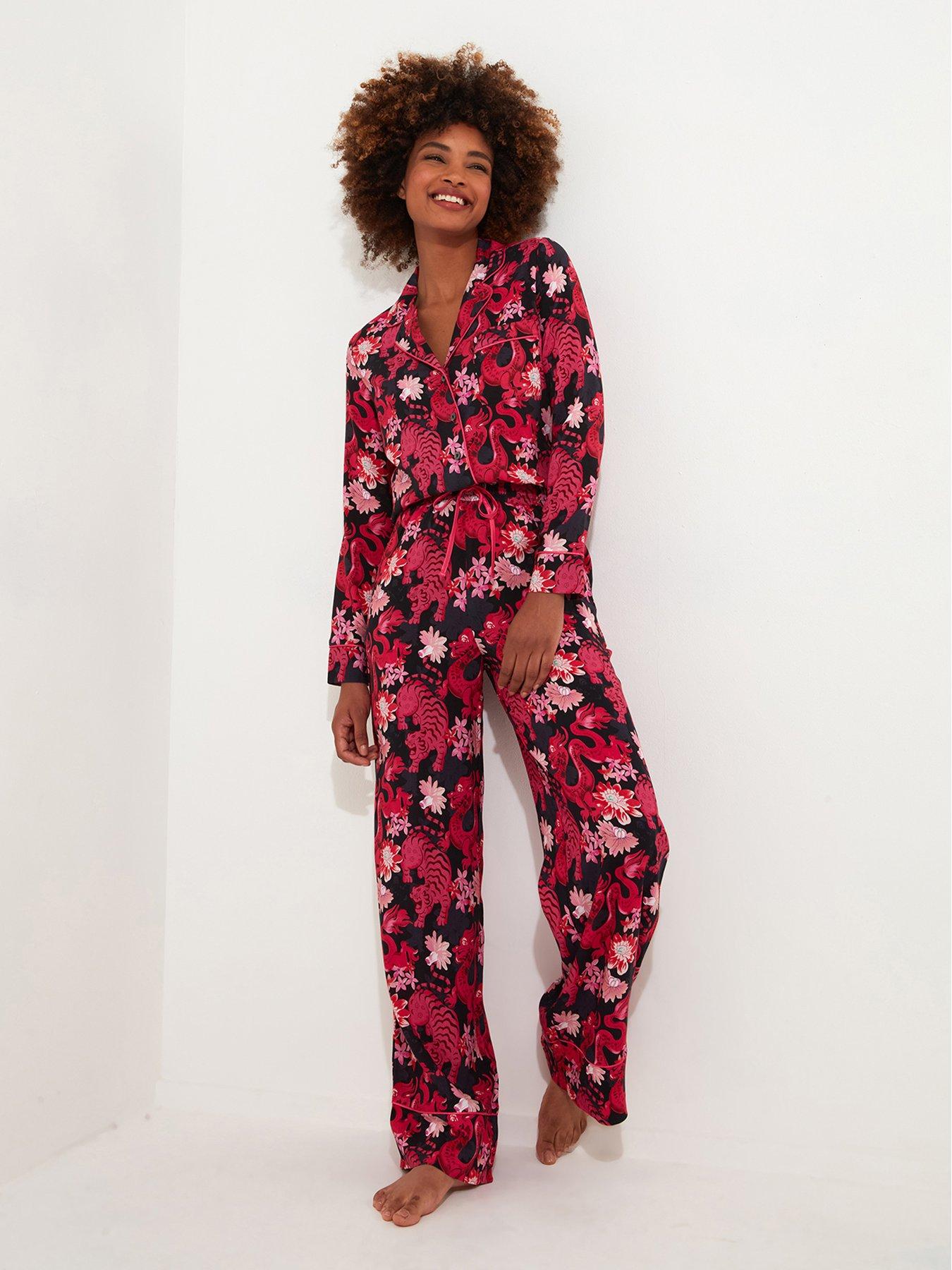 joe-browns-pink-dragon-print-pyjama-bottomsdetail