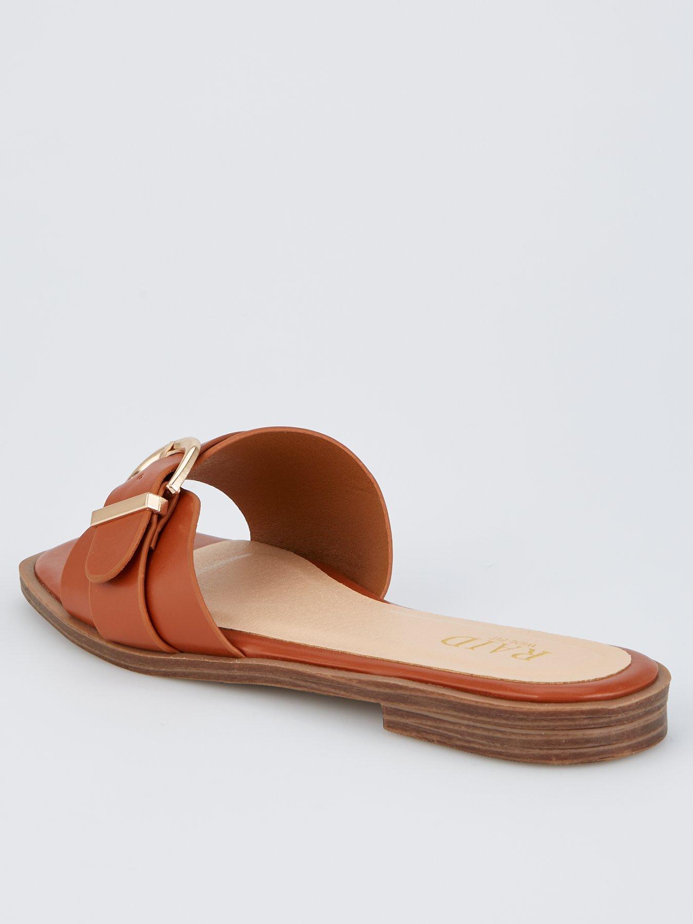 raid-wide-fit-nikola-flat-sandals-tanback