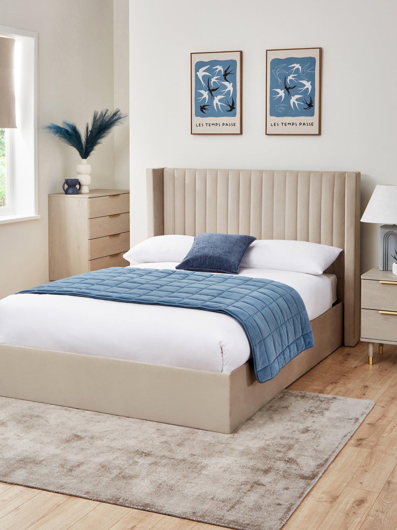 very-home-haywood-end-lift-up-storage-ottoman-bed-with-mattress-options-buy-amp-save-natural