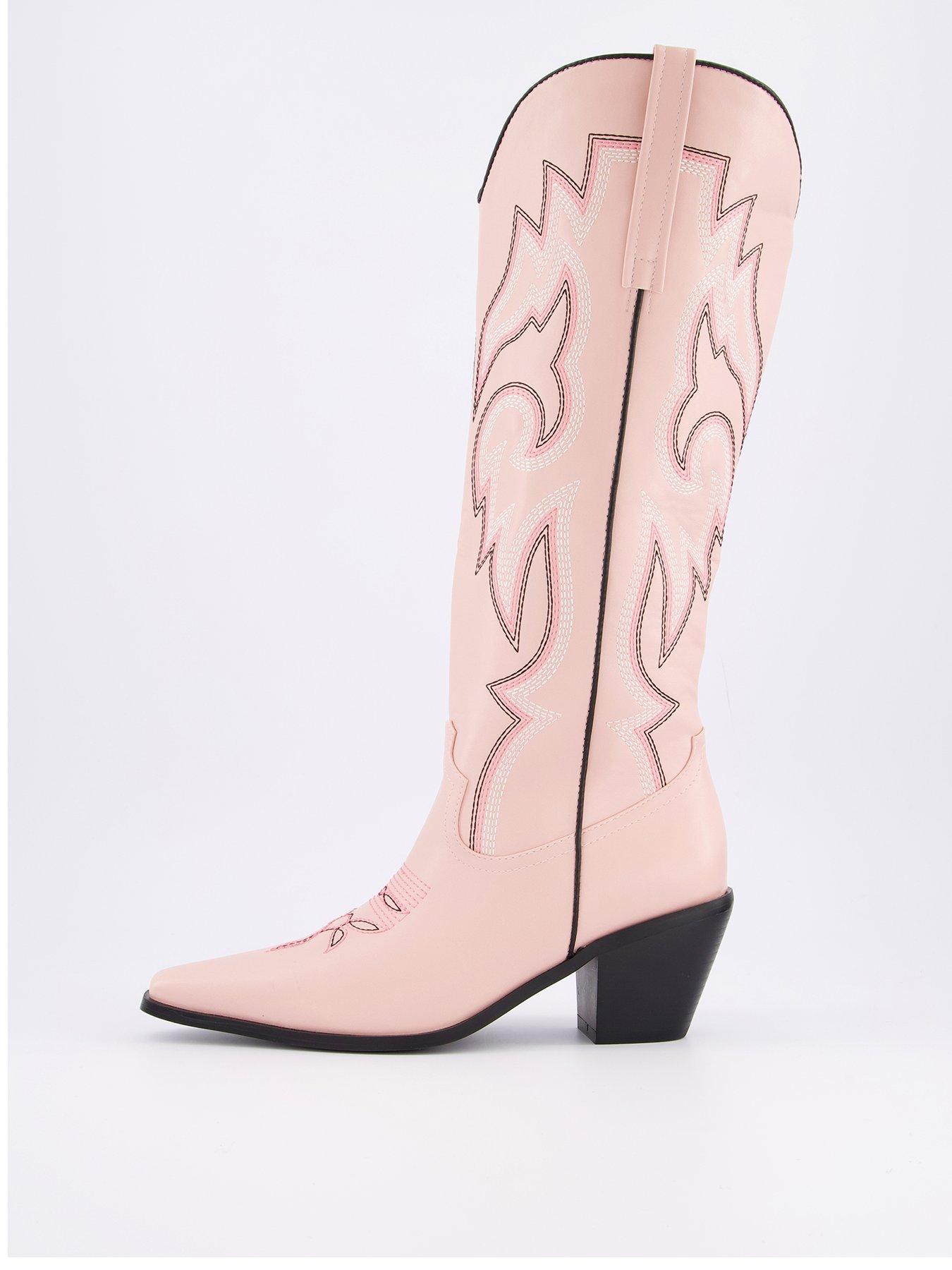 raid-island-western-knee-high-boots-pink