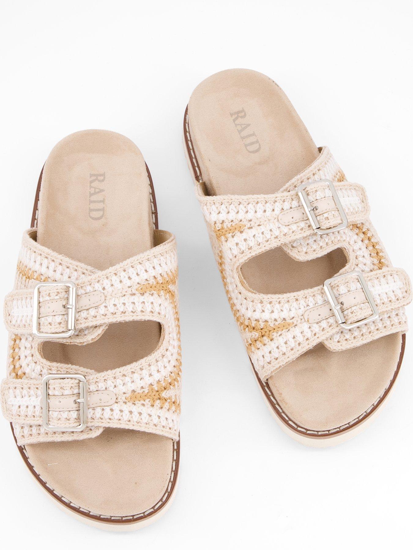 Image 3 of 6 of Raid Fifi Sandals - Flat - Nude - Natural