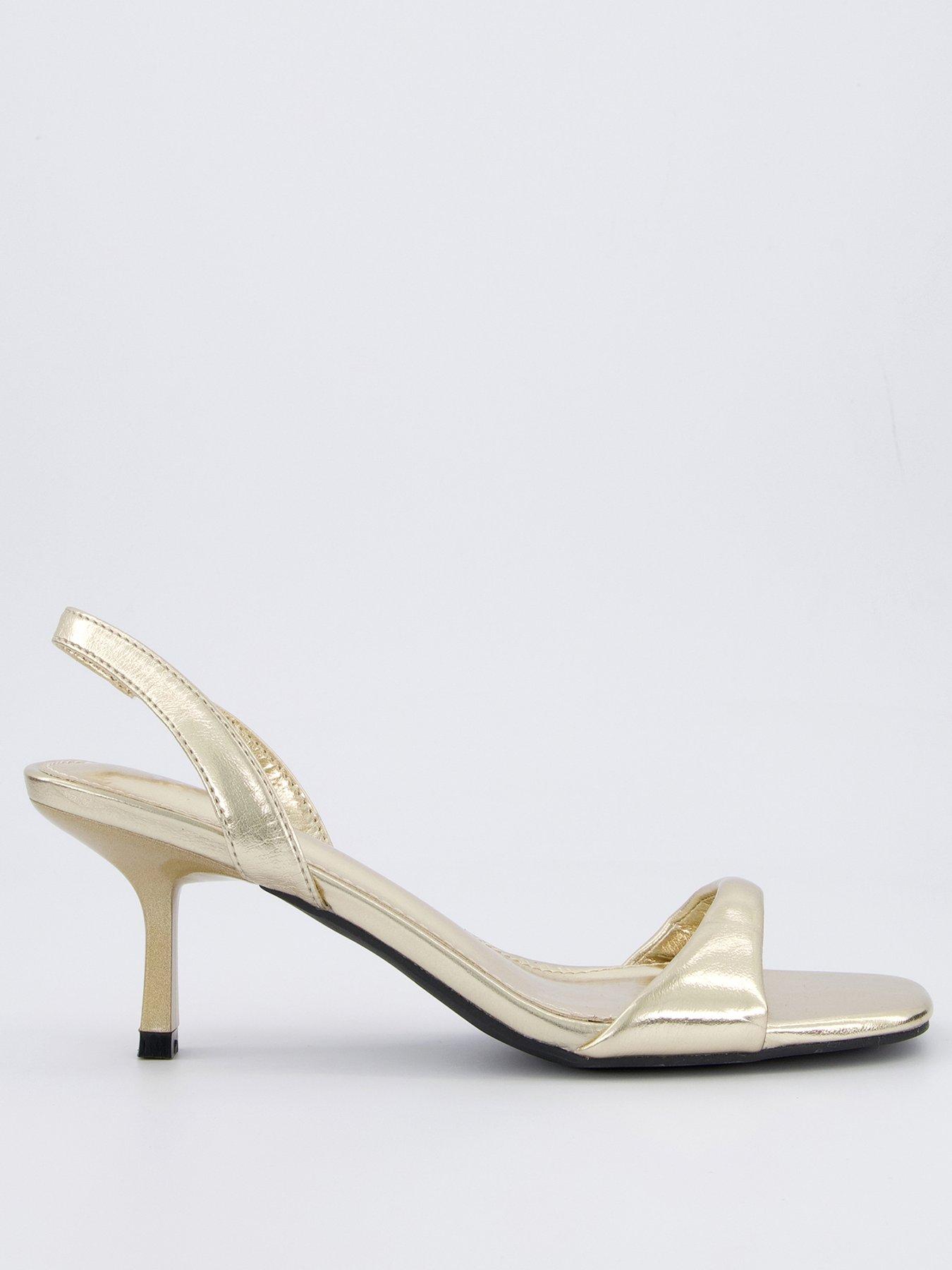 raid-dorenna-minimal-heeled-sandals-goldstillFront