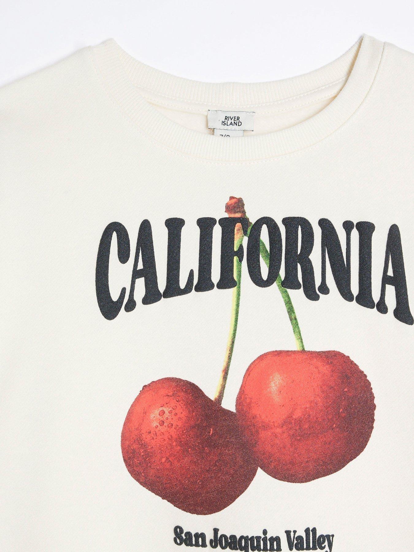 river-island-california-cherry-sweatshirt-creamoutfit