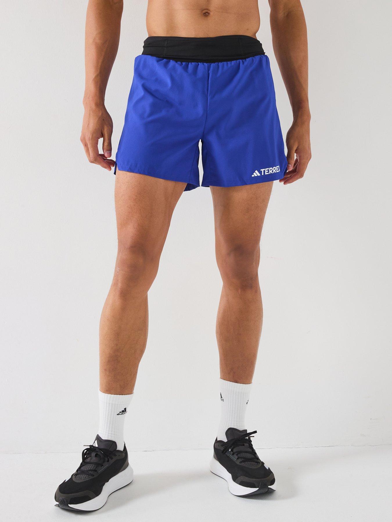Image of adidas Terrex Men's XPR 5 Inch Shorts - Blue