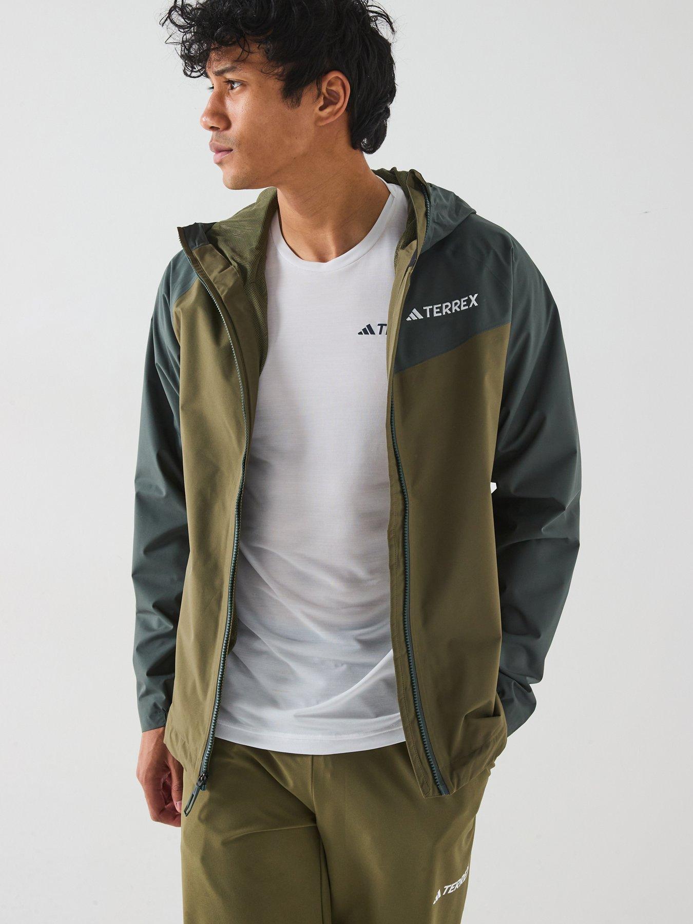 undefined Mens Multi 2L Rain J - Olive