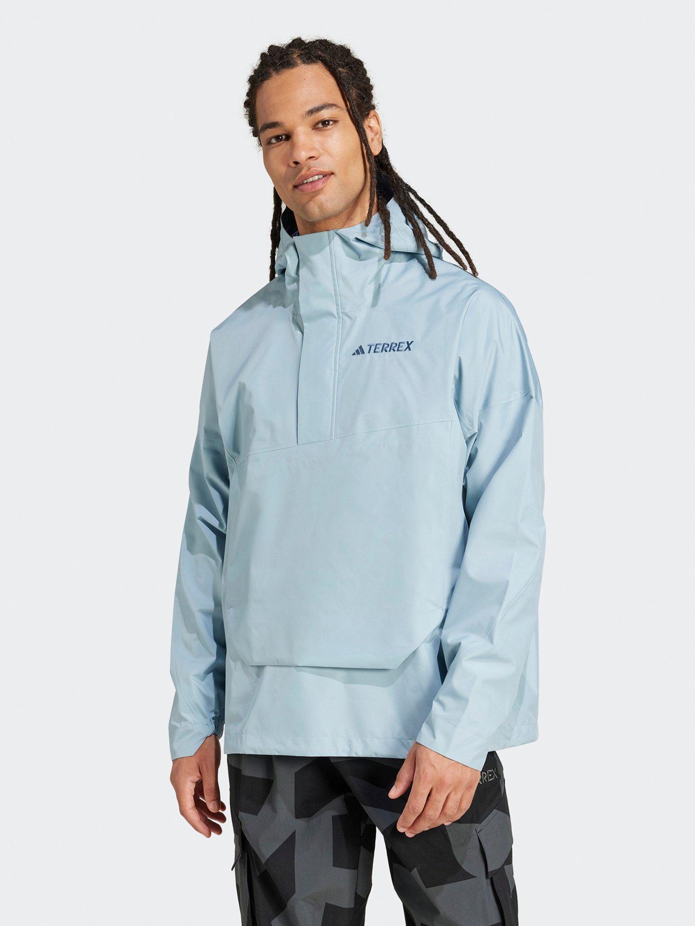 adidas Terrex Mens XPL 2.5L Anorak - Light Blue