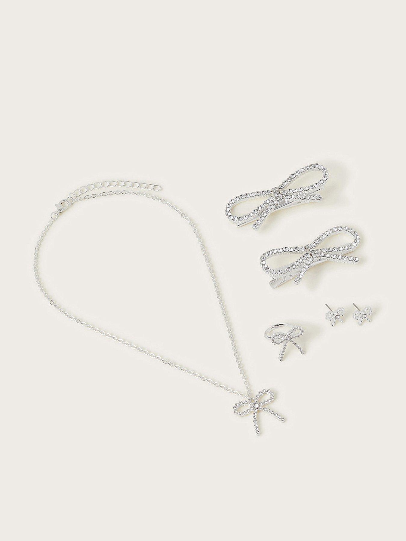 monsoon-girls-diamante-bow-hair-clip-and-jewellery-set-silver