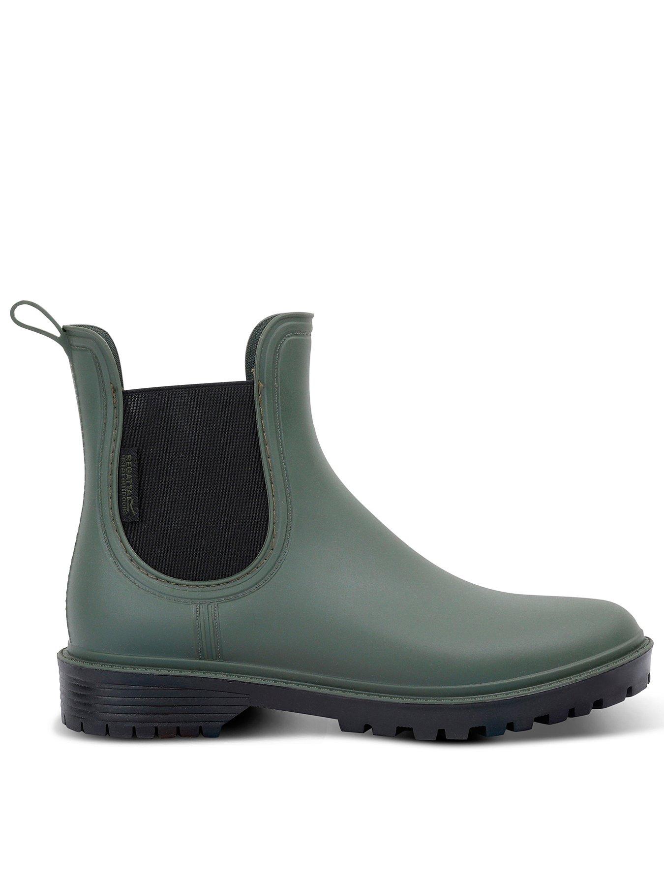 Image of Regatta Womens Lady Harriett Ankle Welly -green