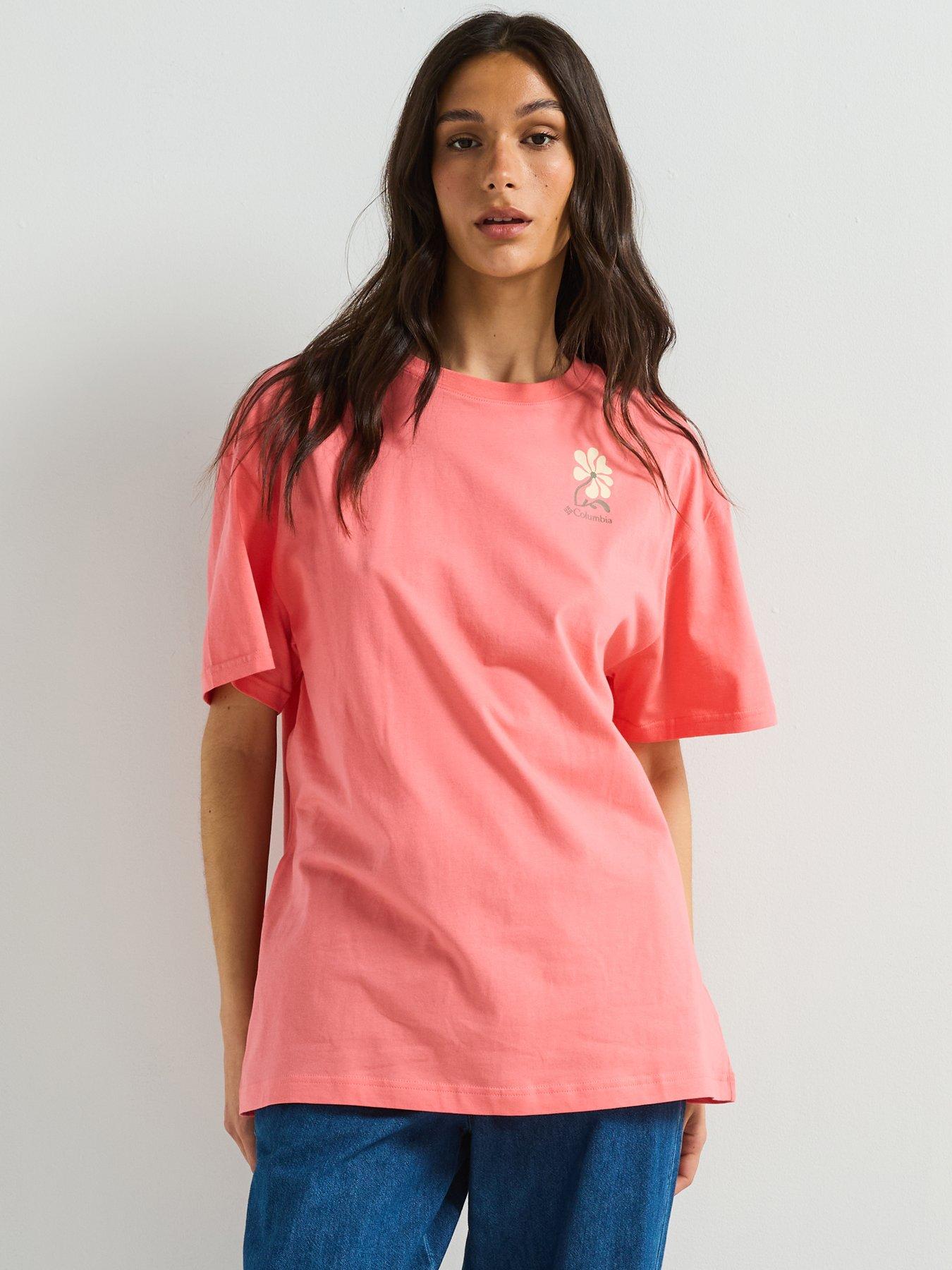 columbia-womens-rolling-bend-graphic-oversized-t-shirt-pinkstillFront