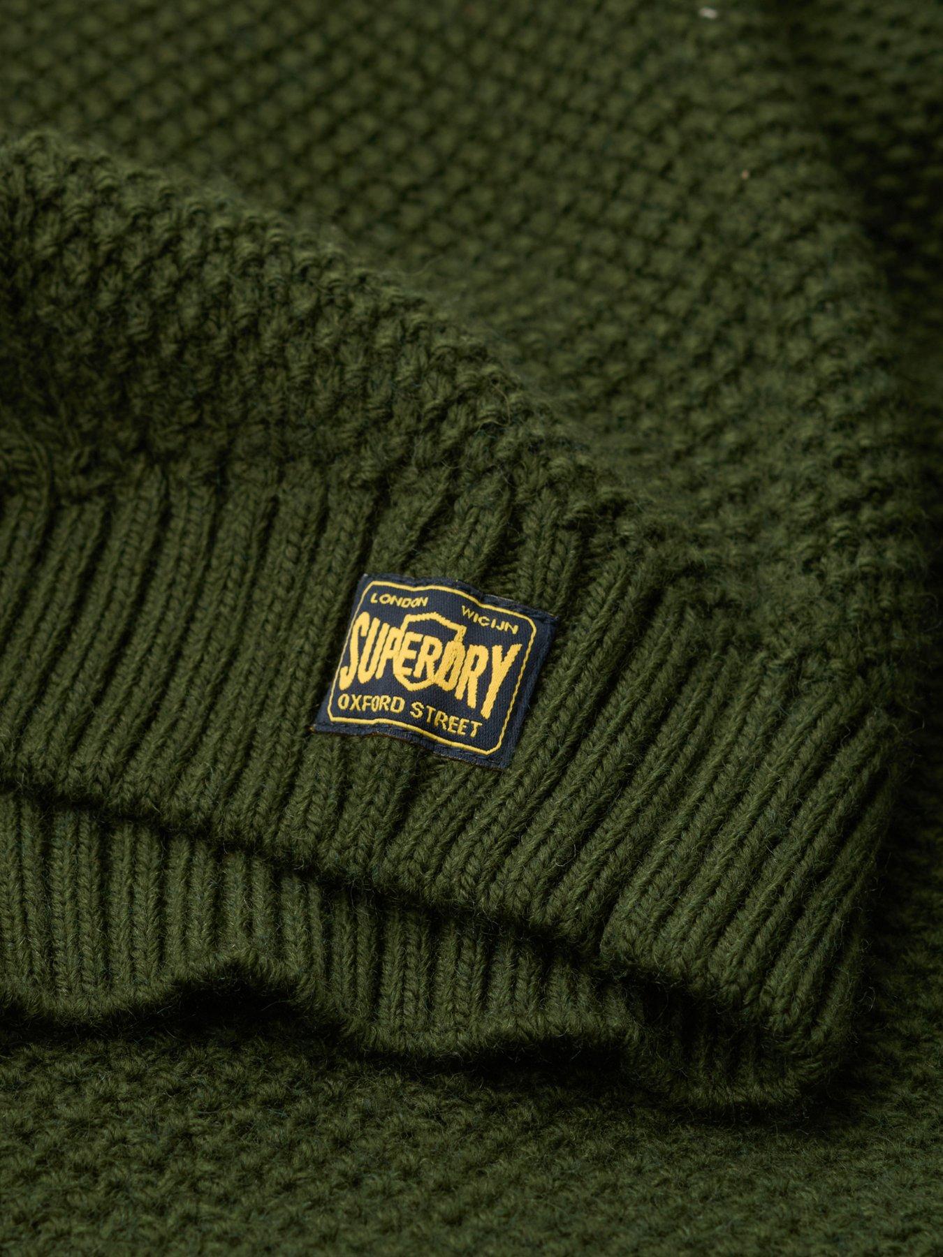 superdry-superdry-jacob-cable-half-zip-knitted-jumper--dark-greenoutfit