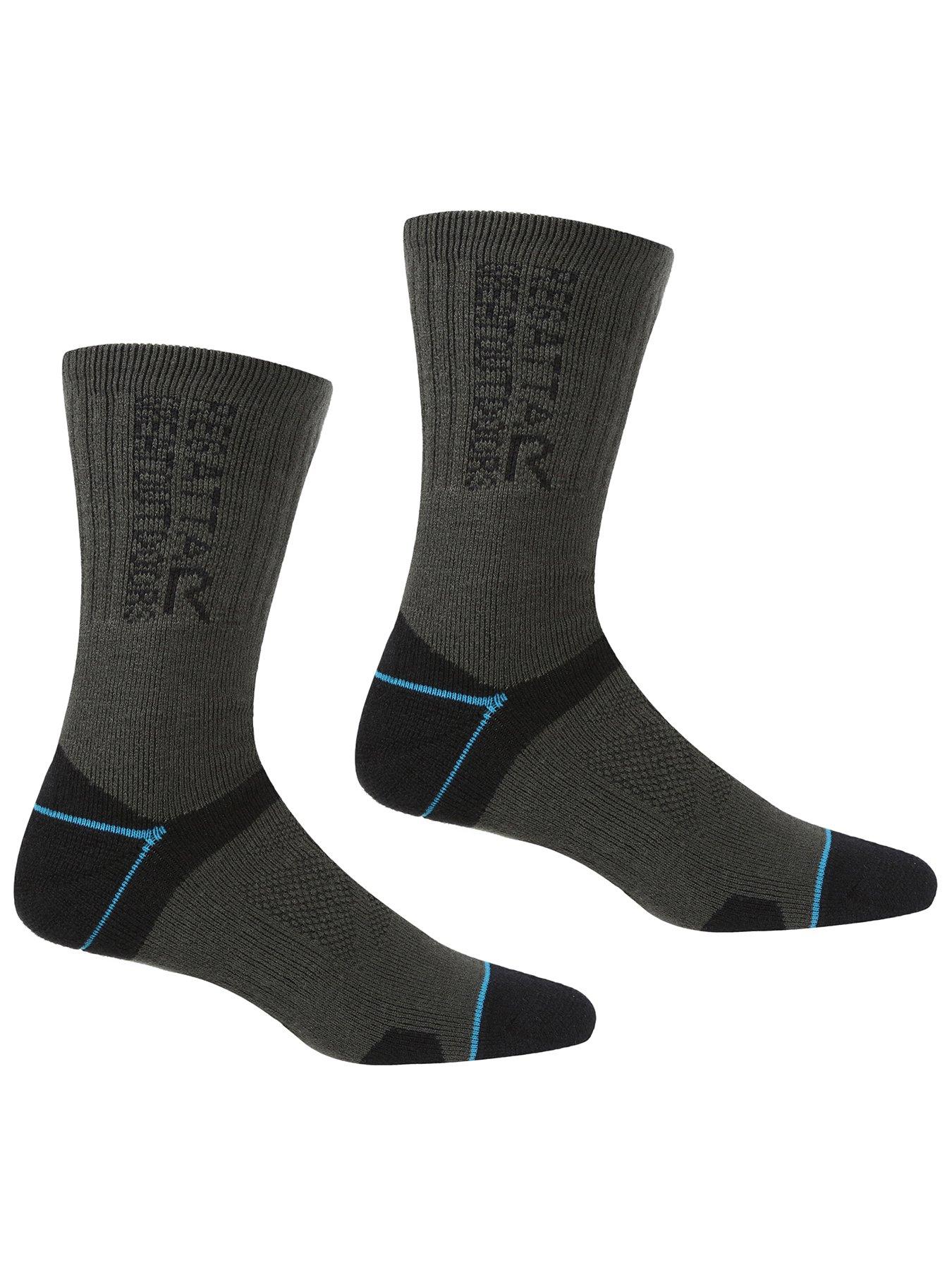 undefined Womens Blister Protect Walking Socks -black