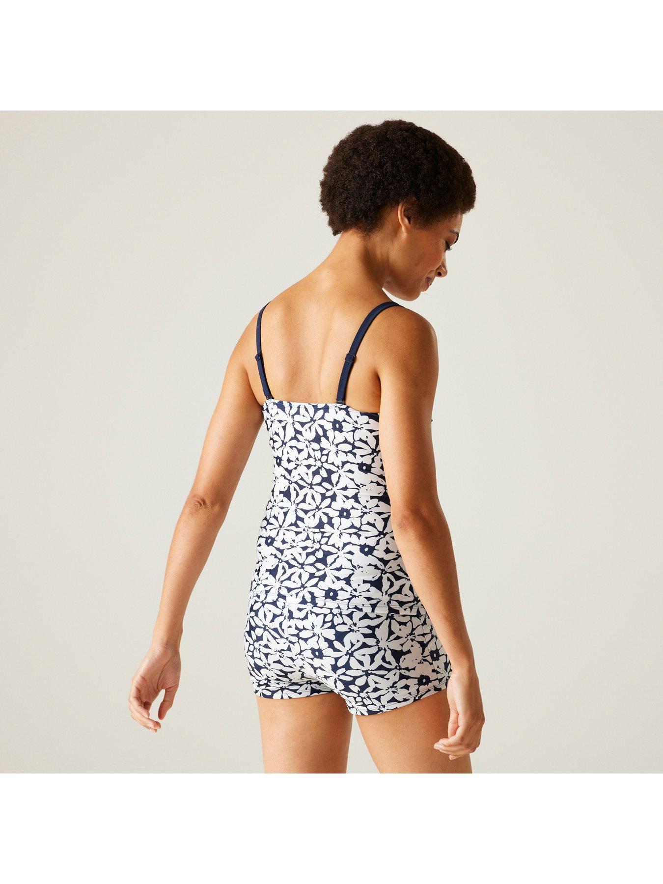 Image 2 of 7 of Regatta Womens Aceana Iii Swimming Tankini- White