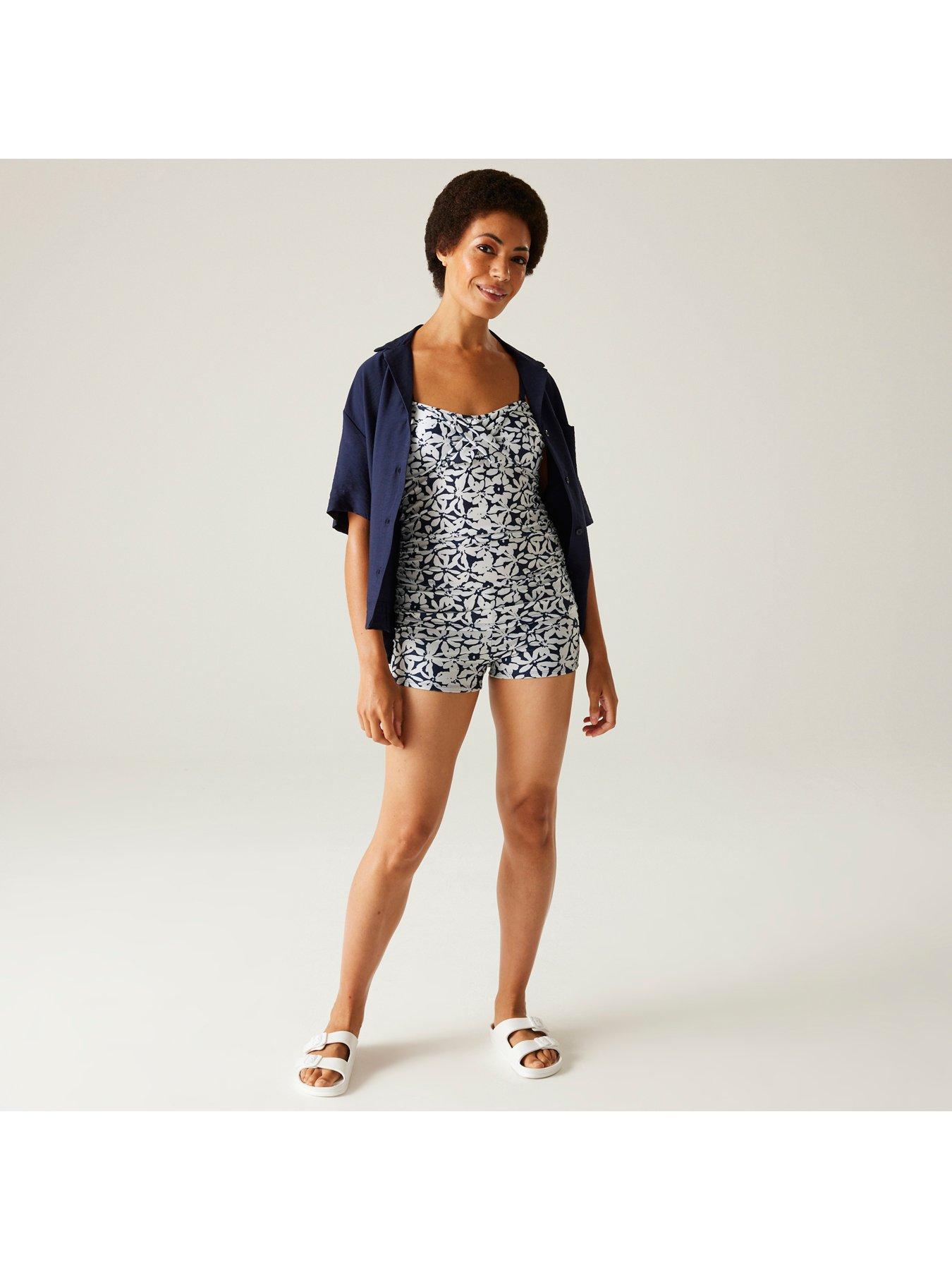Image 3 of 7 of Regatta Womens Aceana Iii Swimming Tankini- White