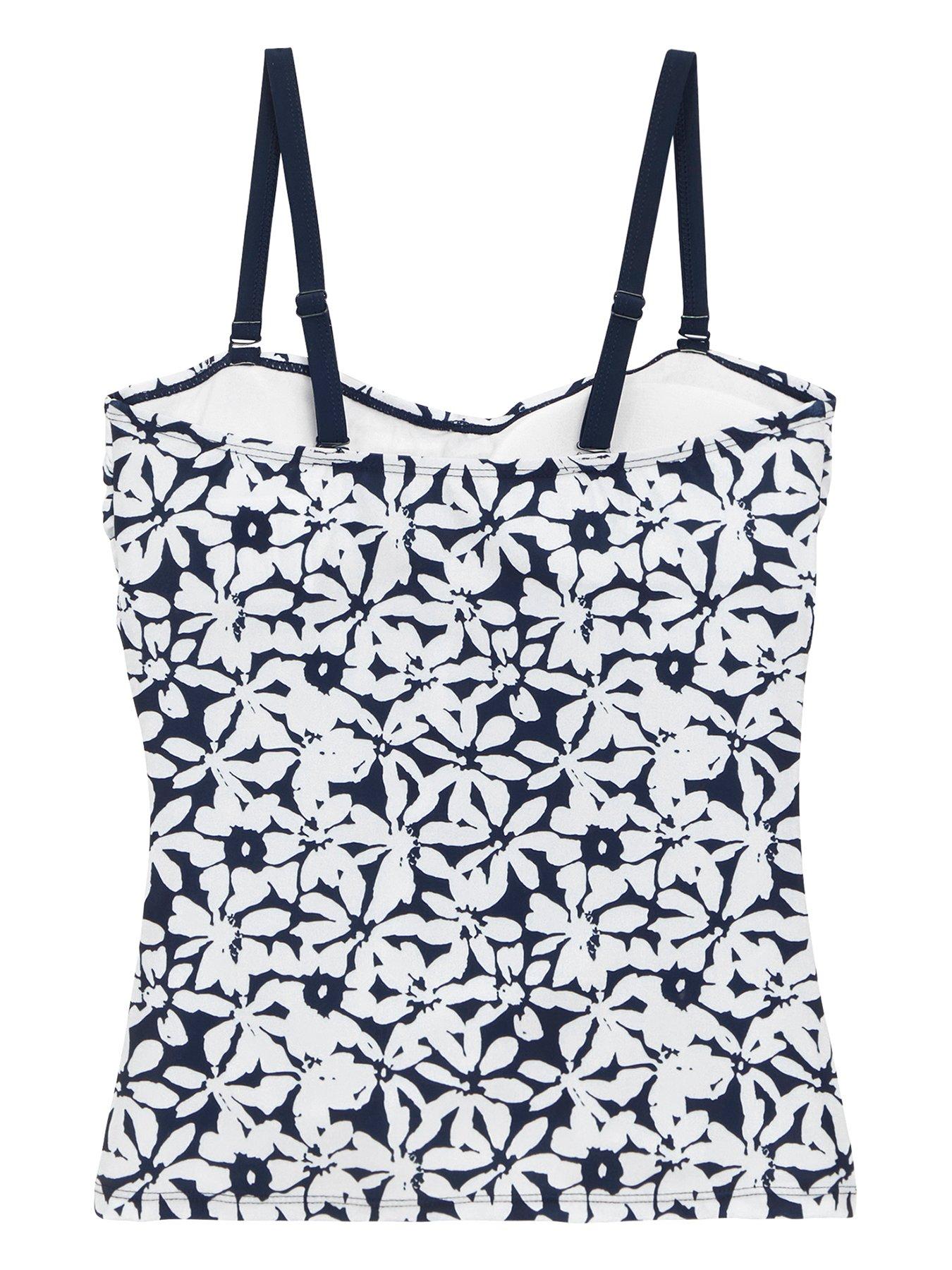 Image 6 of 7 of Regatta Womens Aceana Iii Swimming Tankini- White