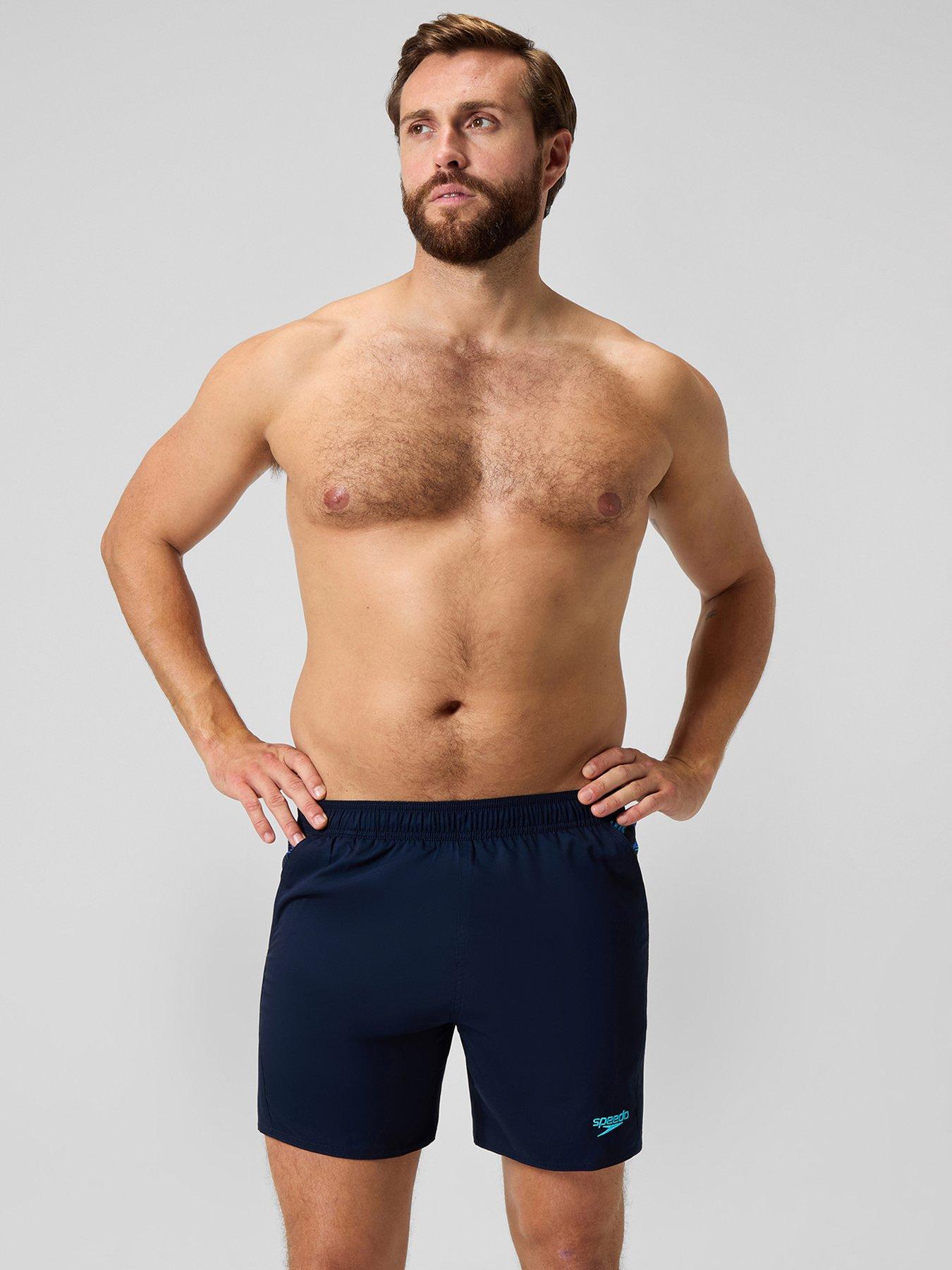 speedo-mens-xpress-lite-panel-16-inch-watershort-blue