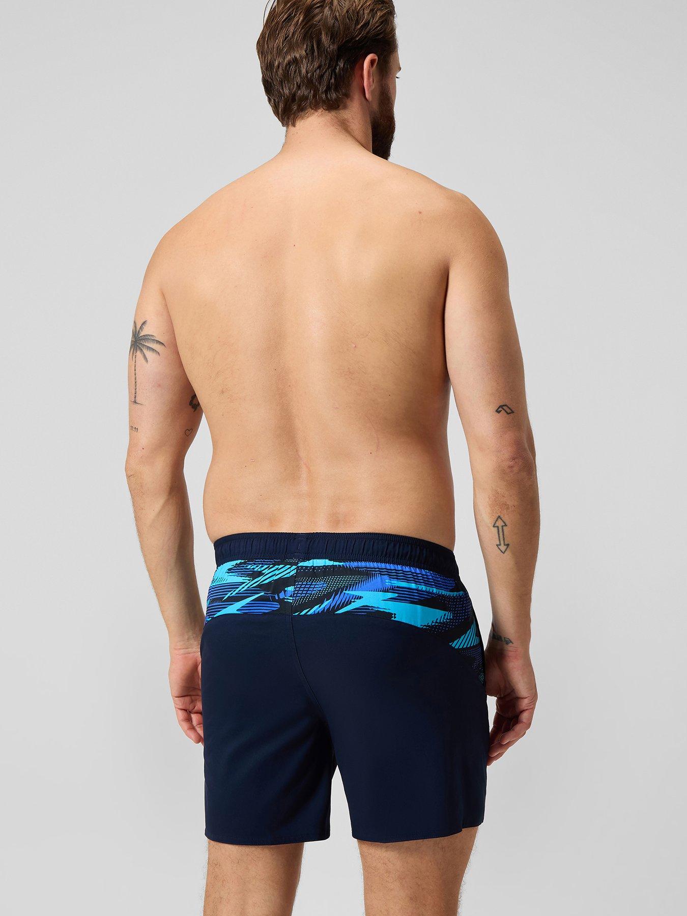 speedo-mens-xpress-lite-panel-16-inch-watershort-bluestillFront