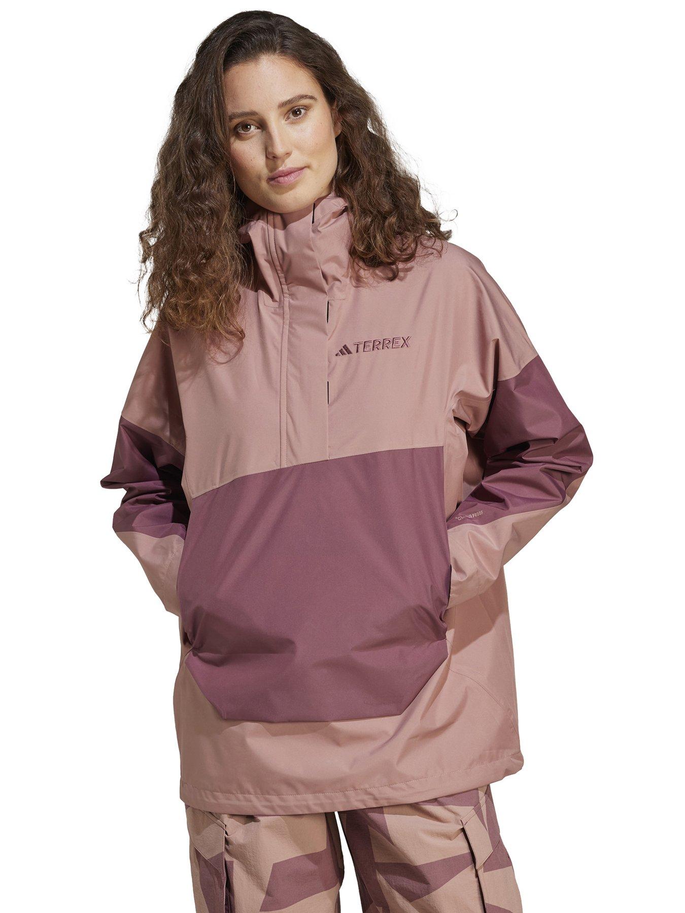 Image 1 of 7 of adidas Terrex Womens Xp 2.5l Waterproof Anorak - Pink