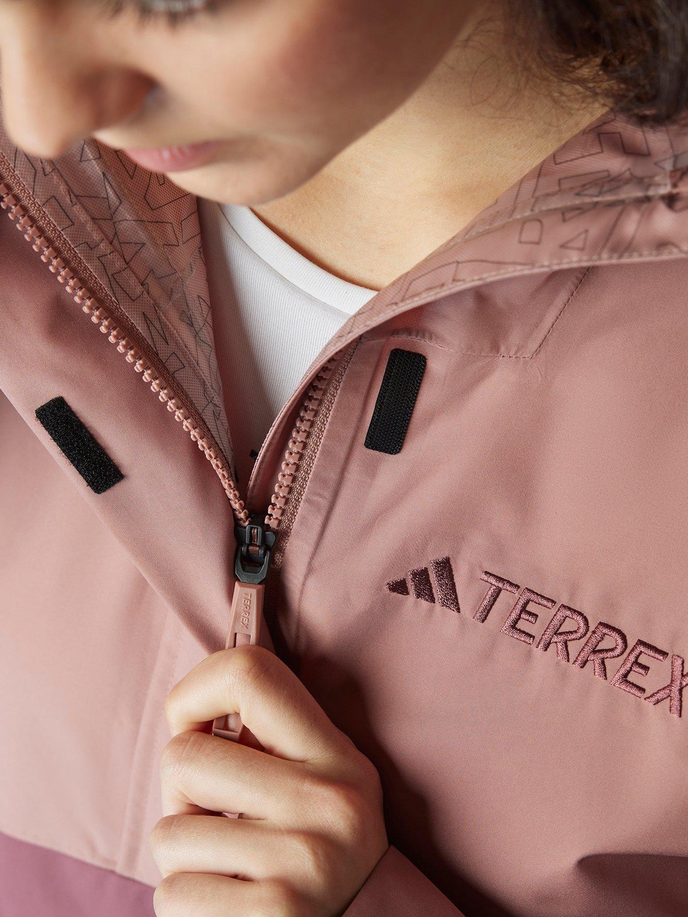 Image 6 of 7 of adidas Terrex Womens Xp 2.5l Waterproof Anorak - Pink