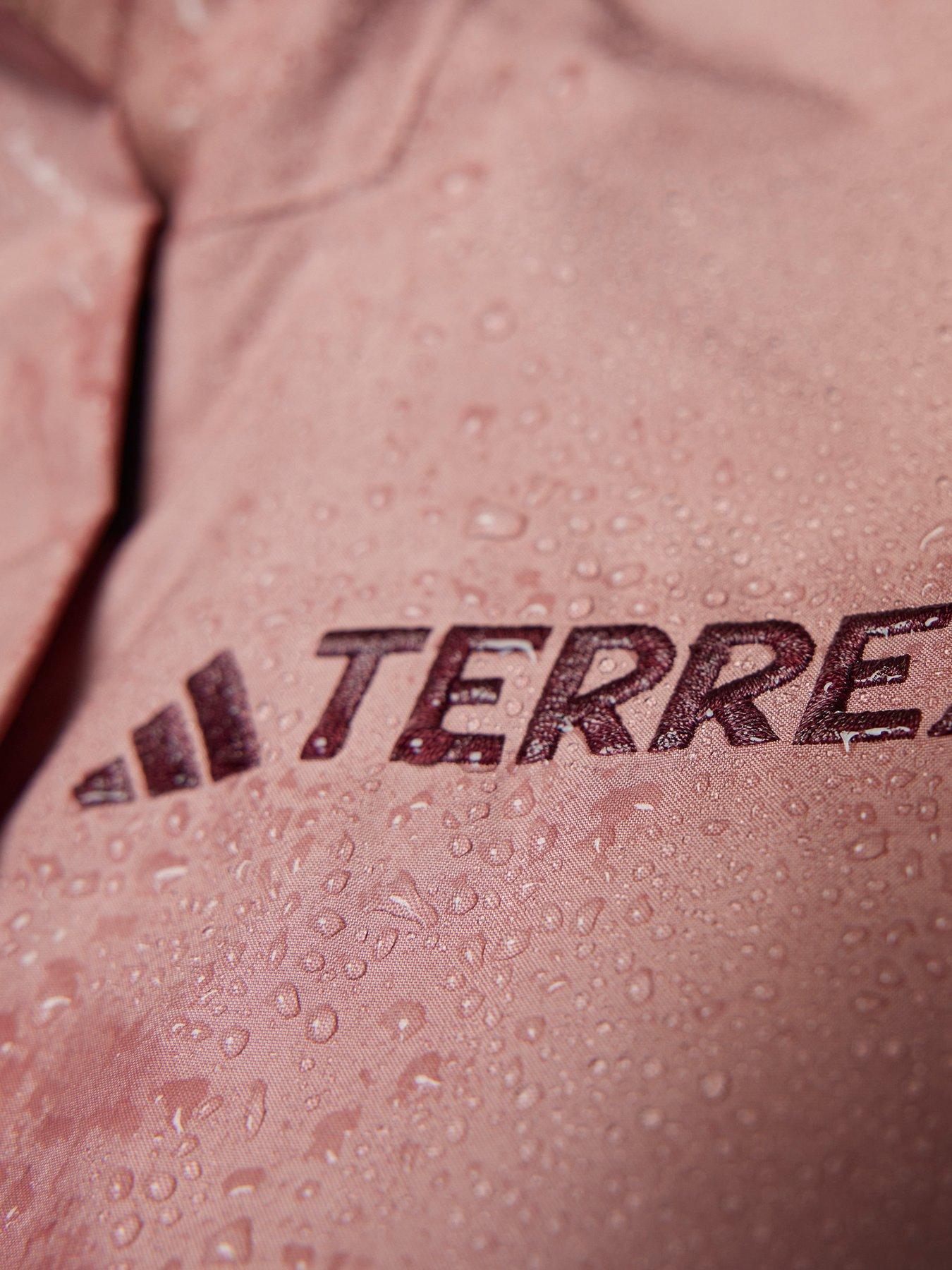 Image 7 of 7 of adidas Terrex Womens Xp 2.5l Waterproof Anorak - Pink