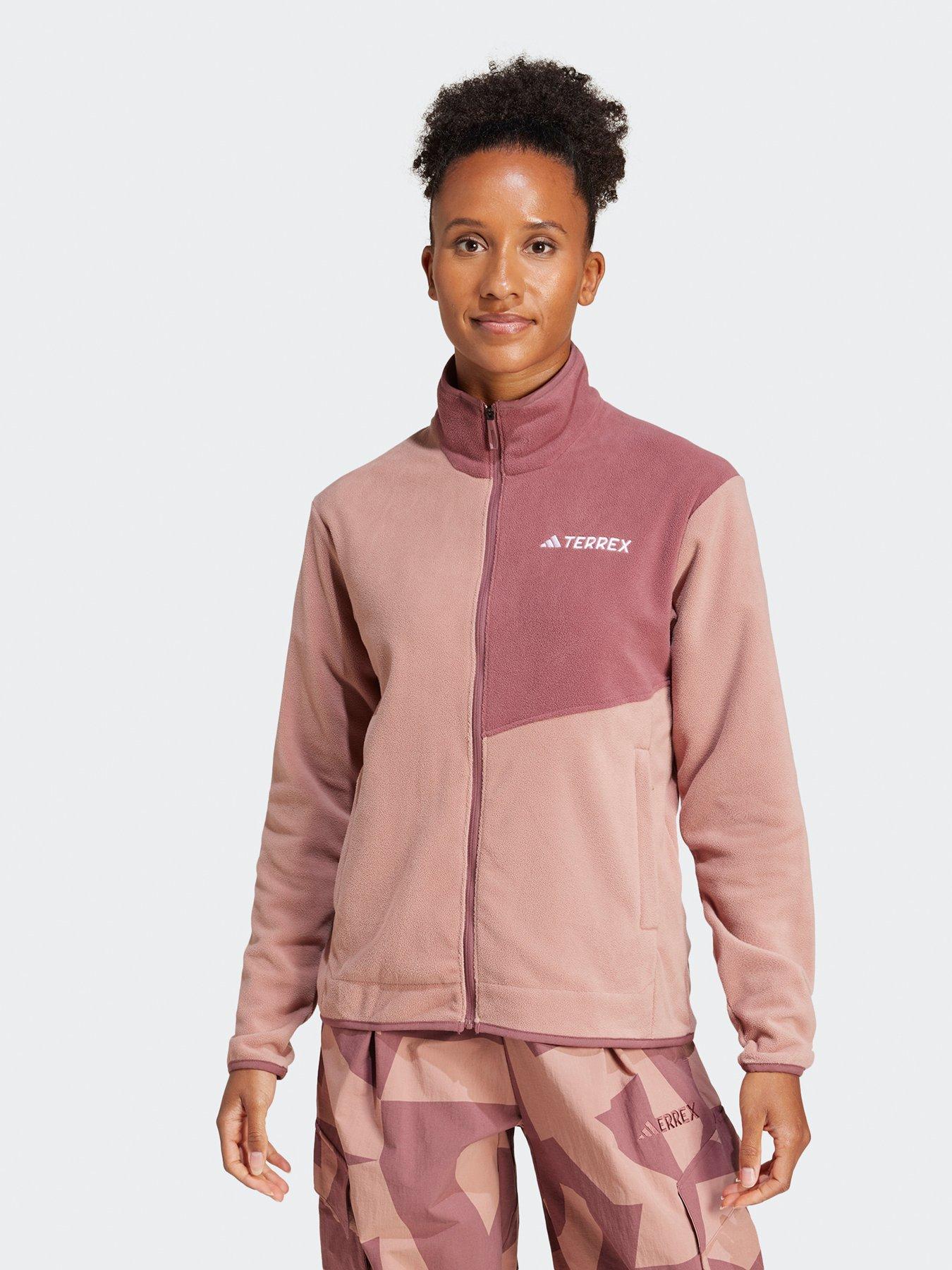 adidas-terrex-womens-mountain-full-zip-fleece-pinkfront