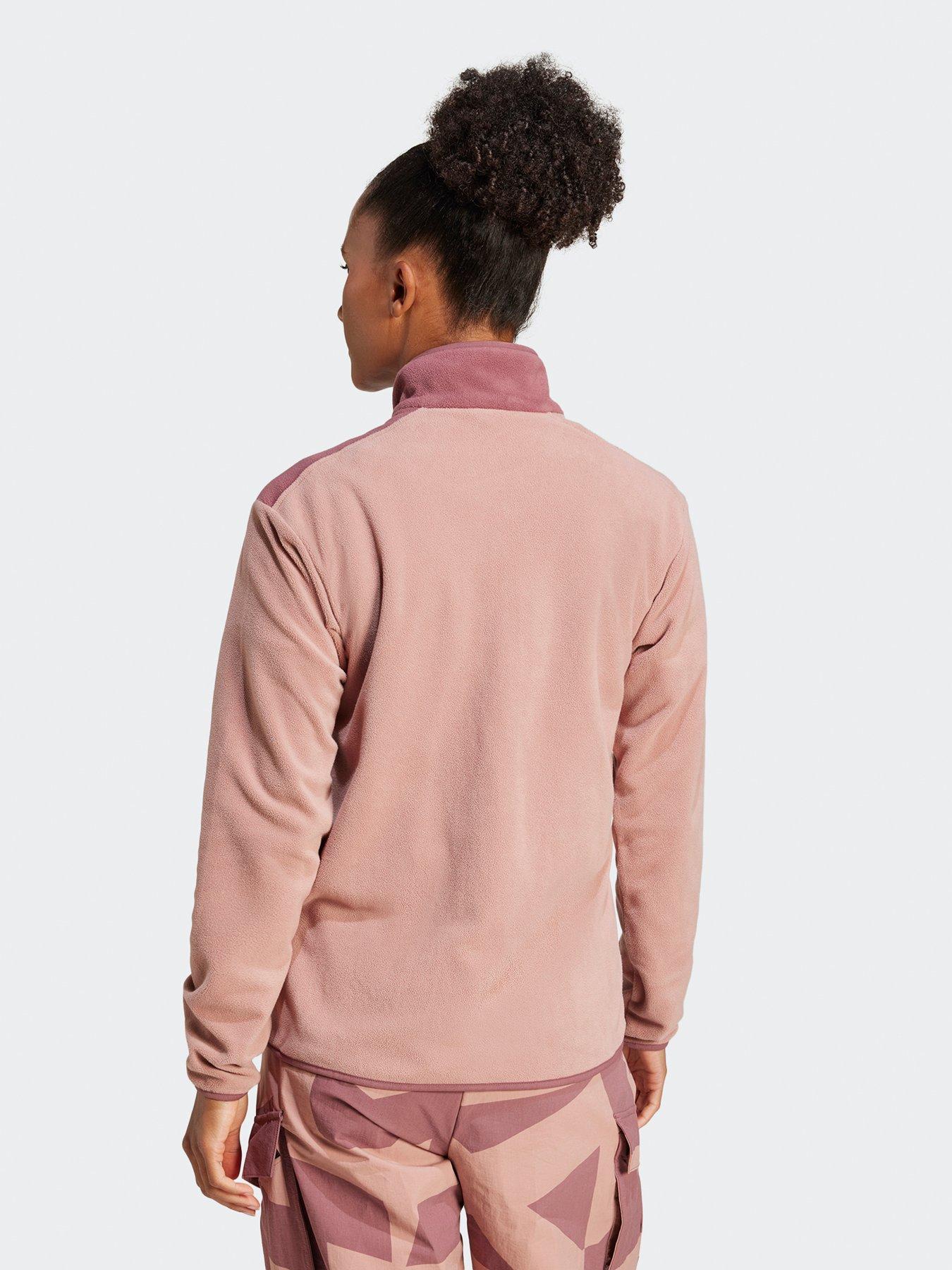adidas-terrex-womens-mountain-full-zip-fleece-pinkstillFront