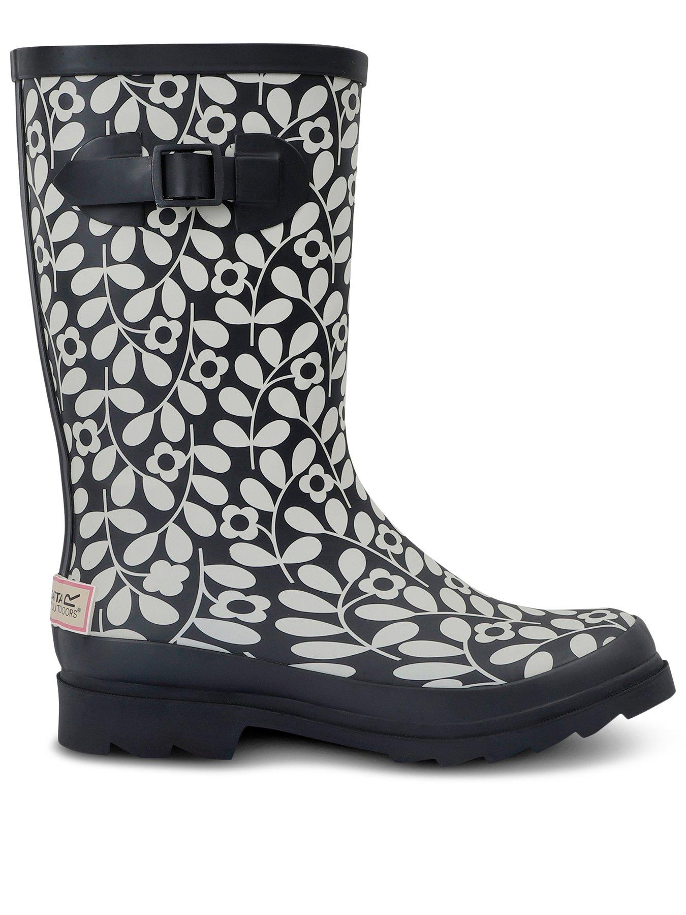 Image 1 of 7 of Regatta Womens Orla Quarter Welly - Black