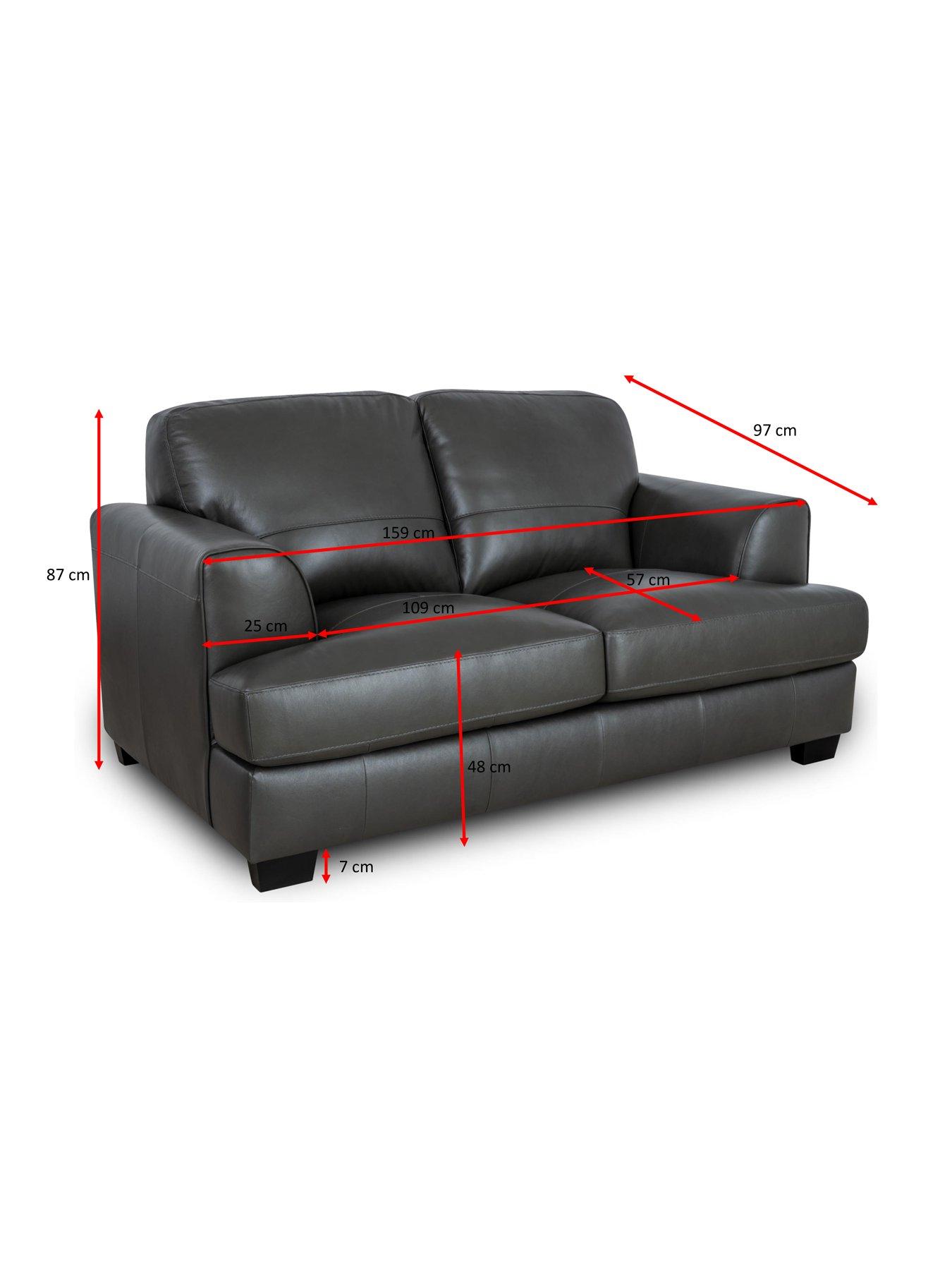 Image 7 of 7 of The Very Collection Astoria Italian Leather 2 Seater Sofa