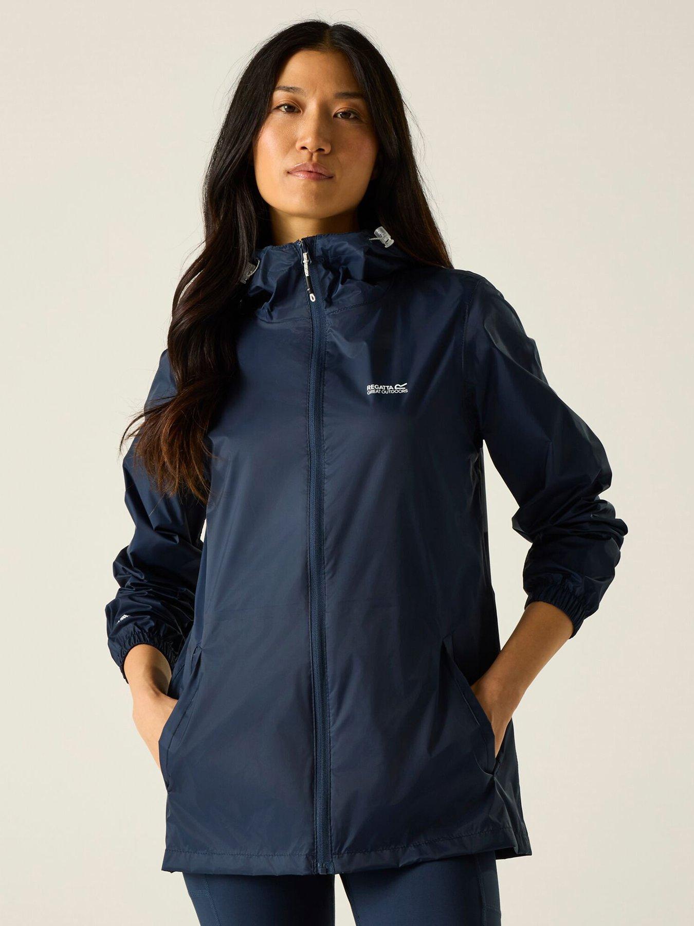Image 1 of 7 of Regatta Womens Pack It III Waterproof Shell Jacket - Navy