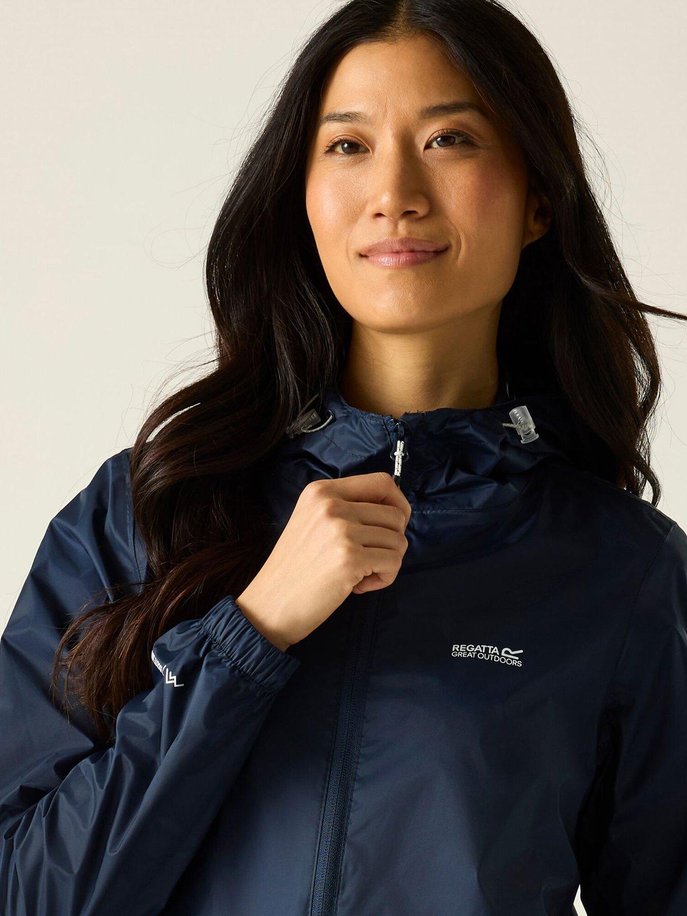 Image 3 of 7 of Regatta Womens Pack It III Waterproof Shell Jacket - Navy