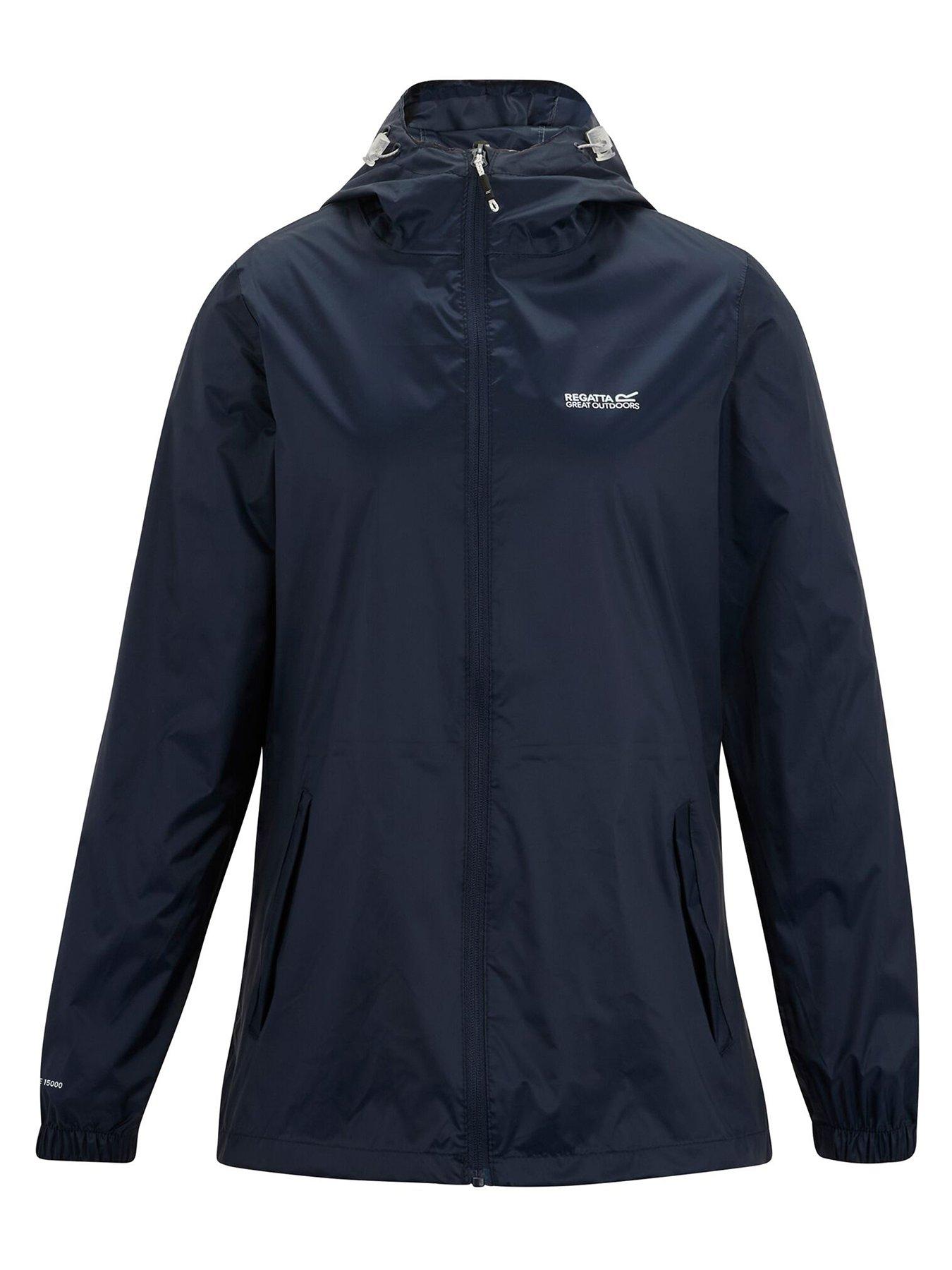 Image 6 of 7 of Regatta Womens Pack It III Waterproof Shell Jacket - Navy